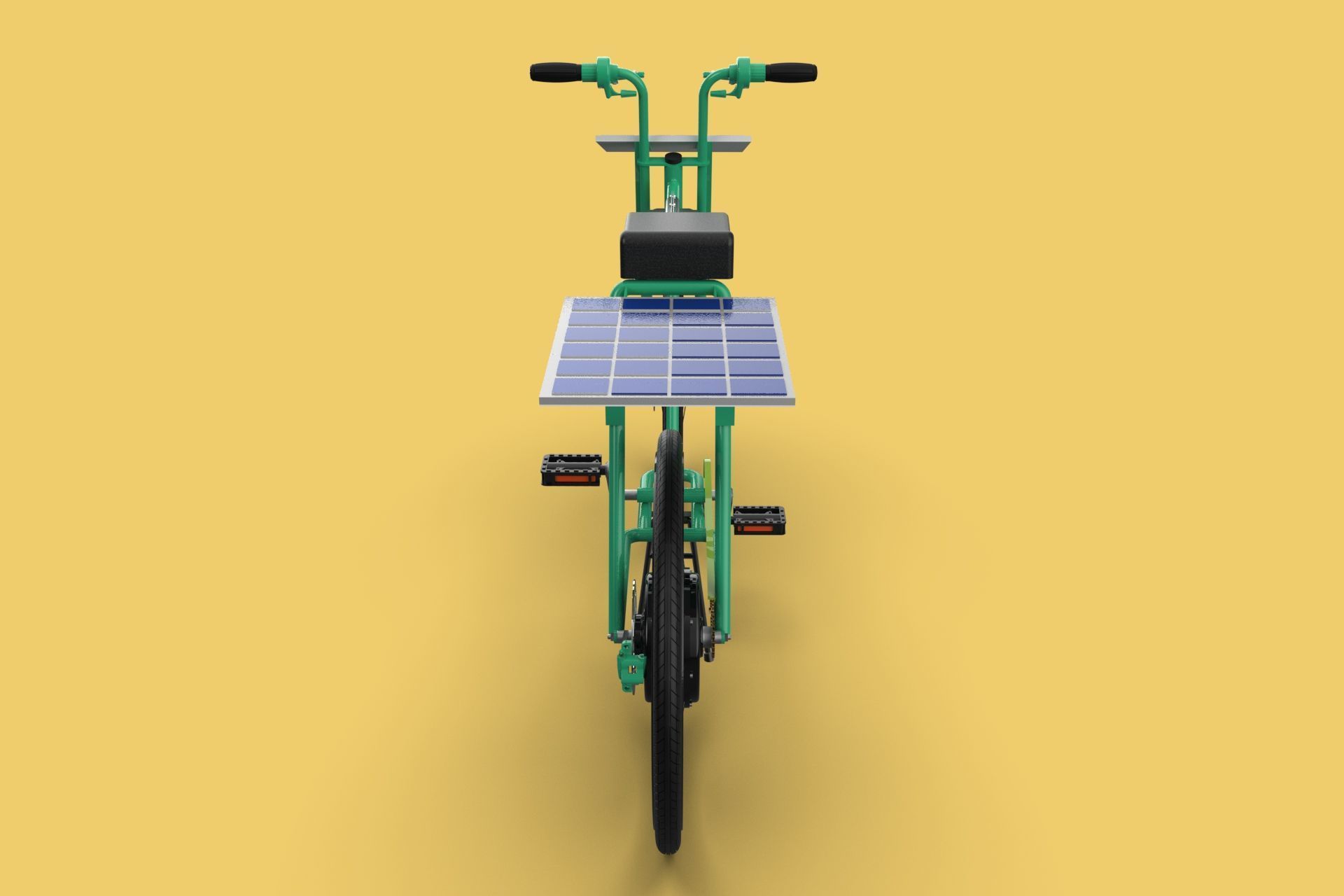 SOLAR CELL PANEL EBIKE ELECTRIC BIKE BICYCLE 3D model_14