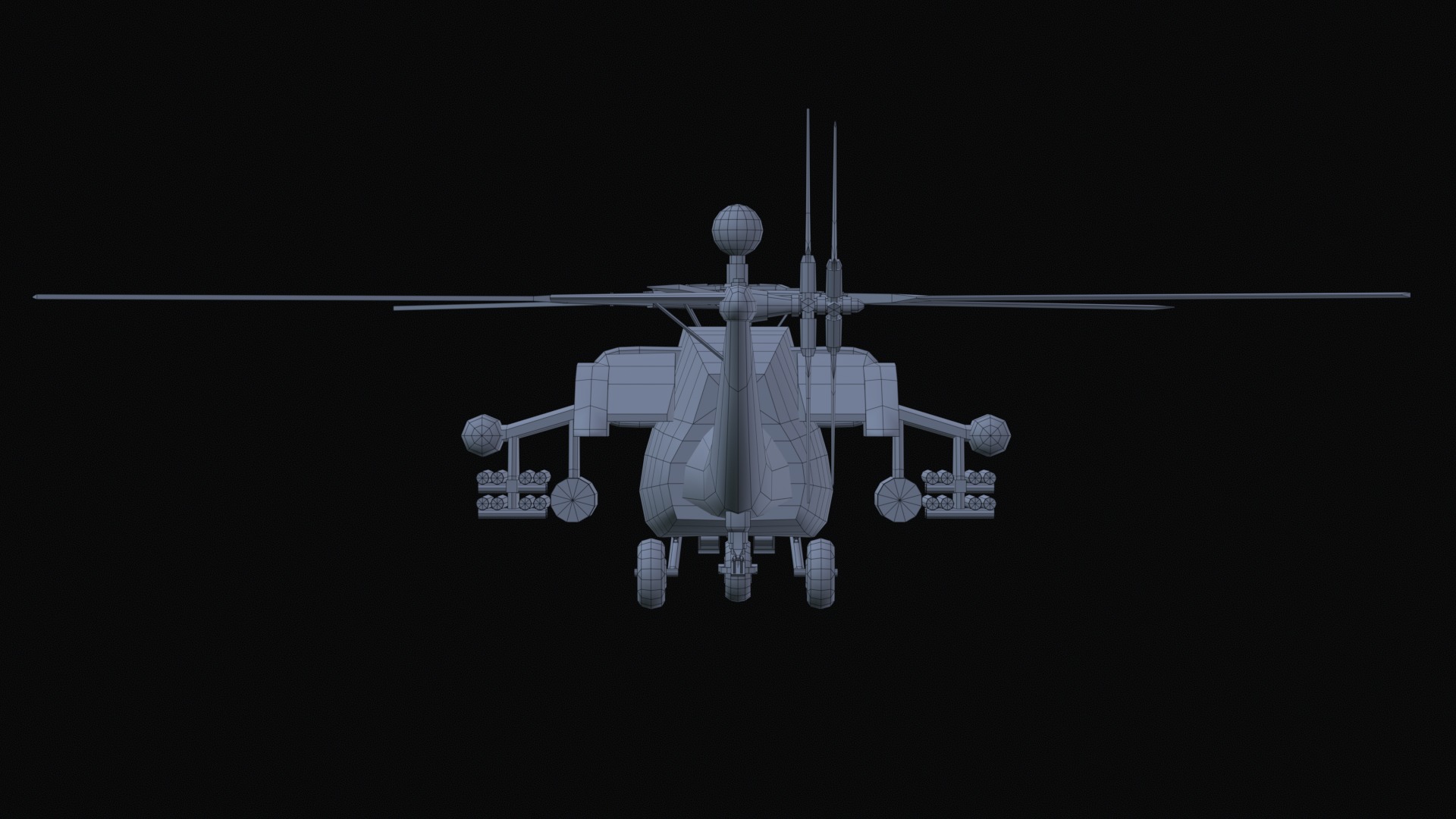 Asset - Army - Mi 28 Havoc - 3D MODEL Low-poly Low-poly 3D model_13