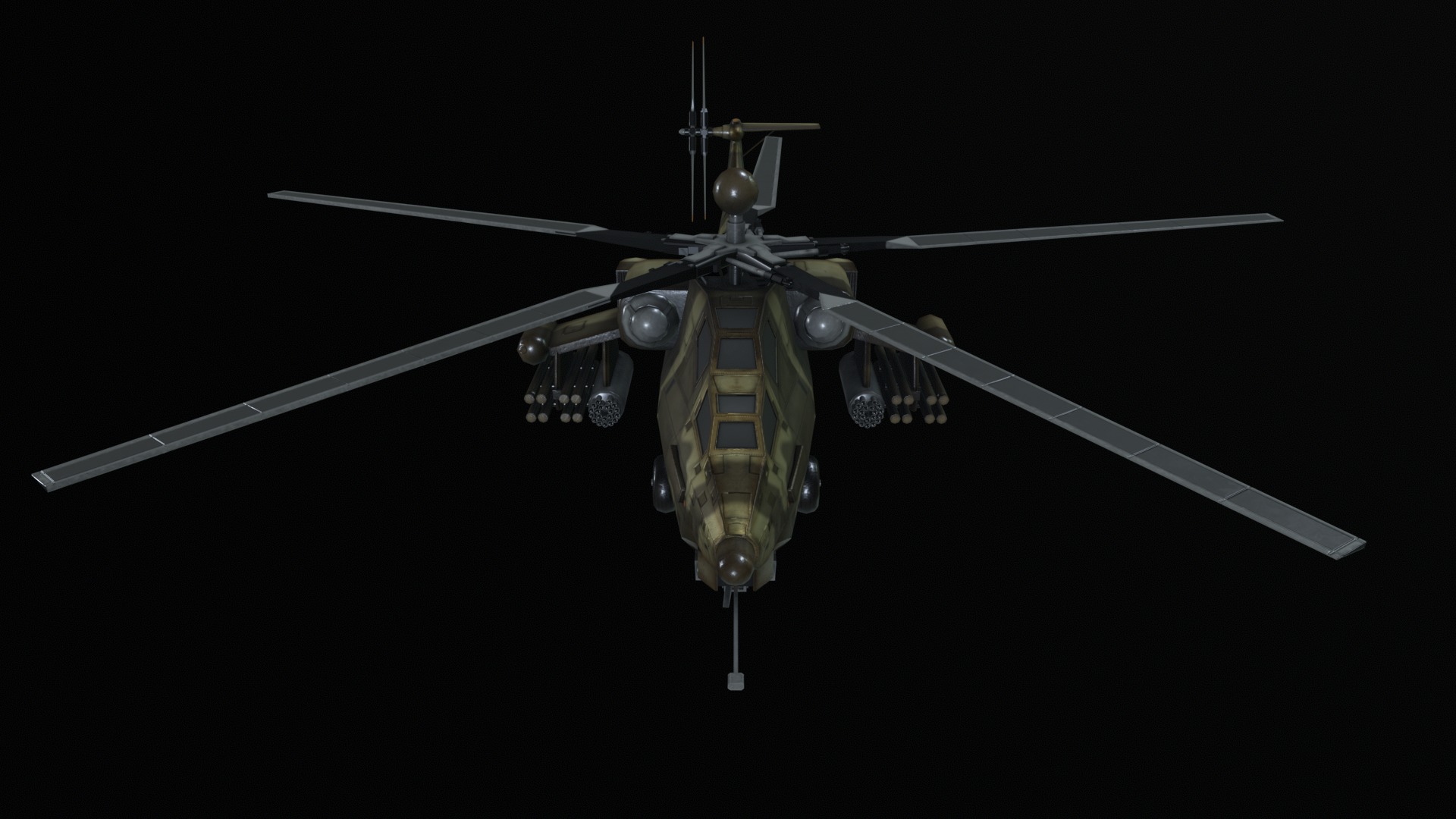 Asset - Army - Mi 28 Havoc - 3D MODEL Low-poly Low-poly 3D model_6