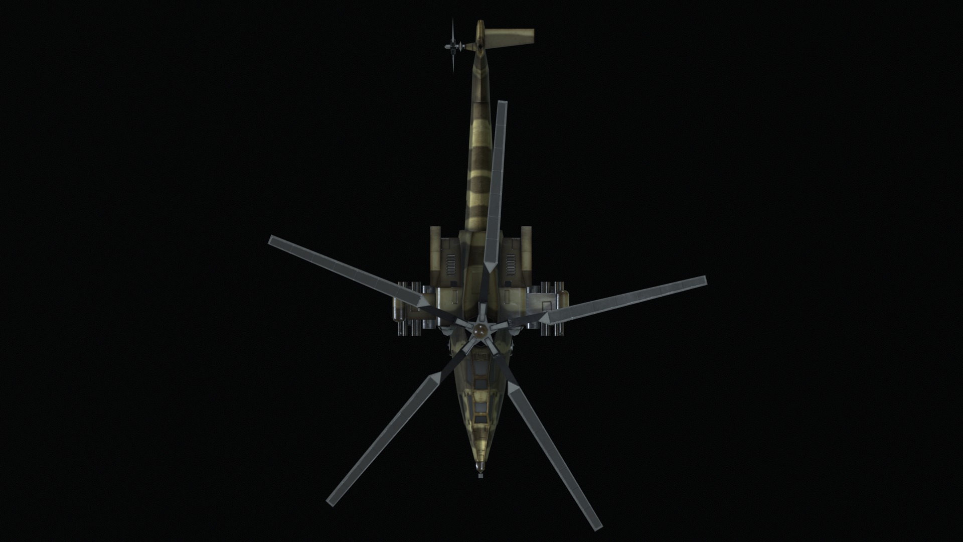 Asset - Army - Mi 28 Havoc - 3D MODEL Low-poly Low-poly 3D model_29