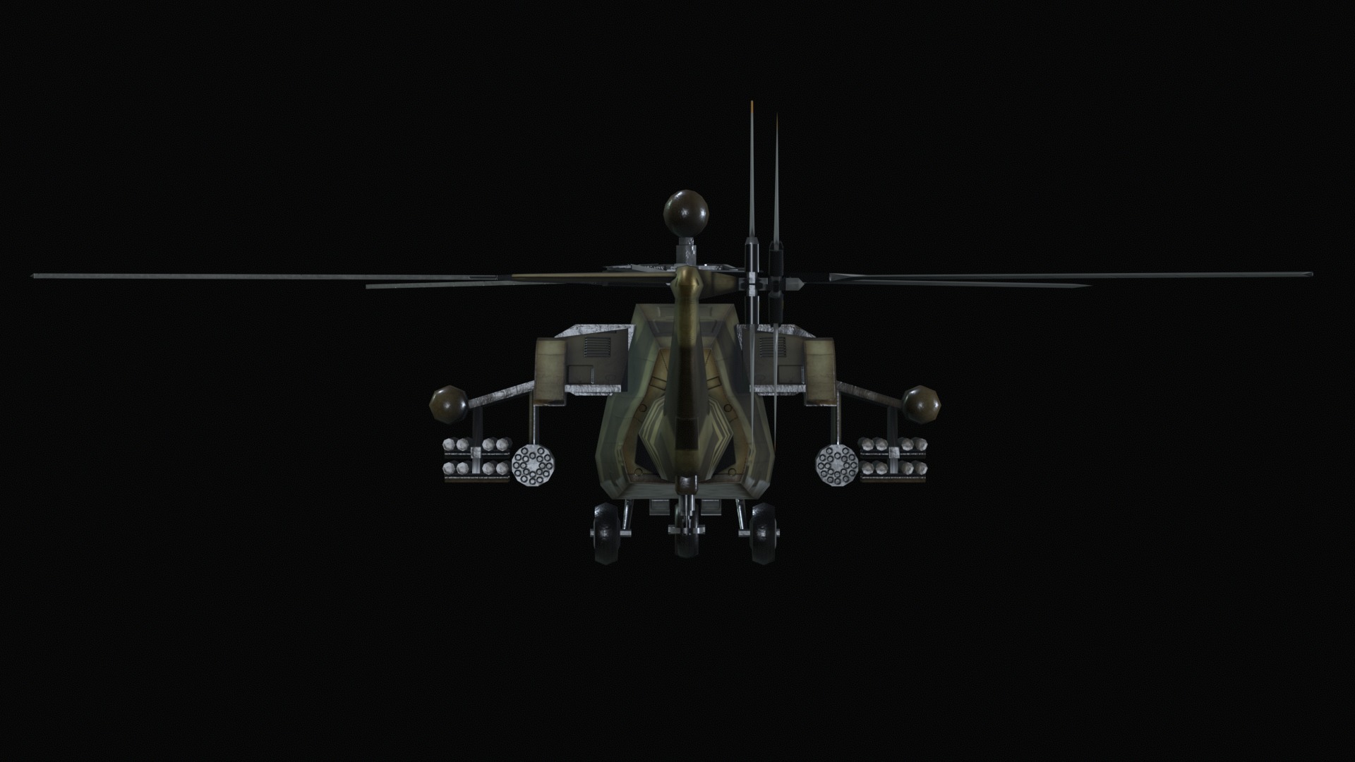 Asset - Army - Mi 28 Havoc - 3D MODEL Low-poly Low-poly 3D model_28