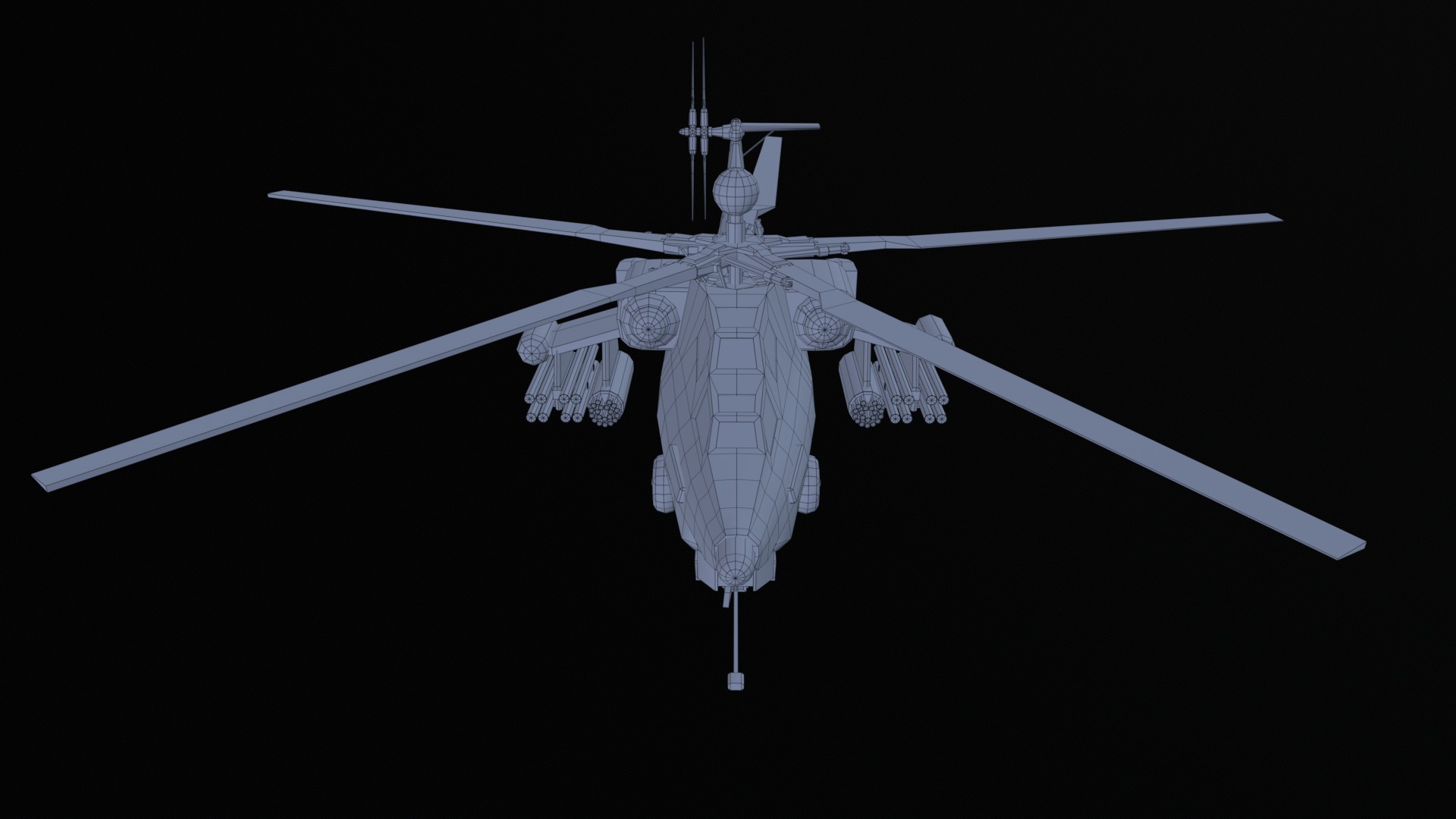 Asset - Army - Mi 28 Havoc - 3D MODEL Low-poly Low-poly 3D model_11