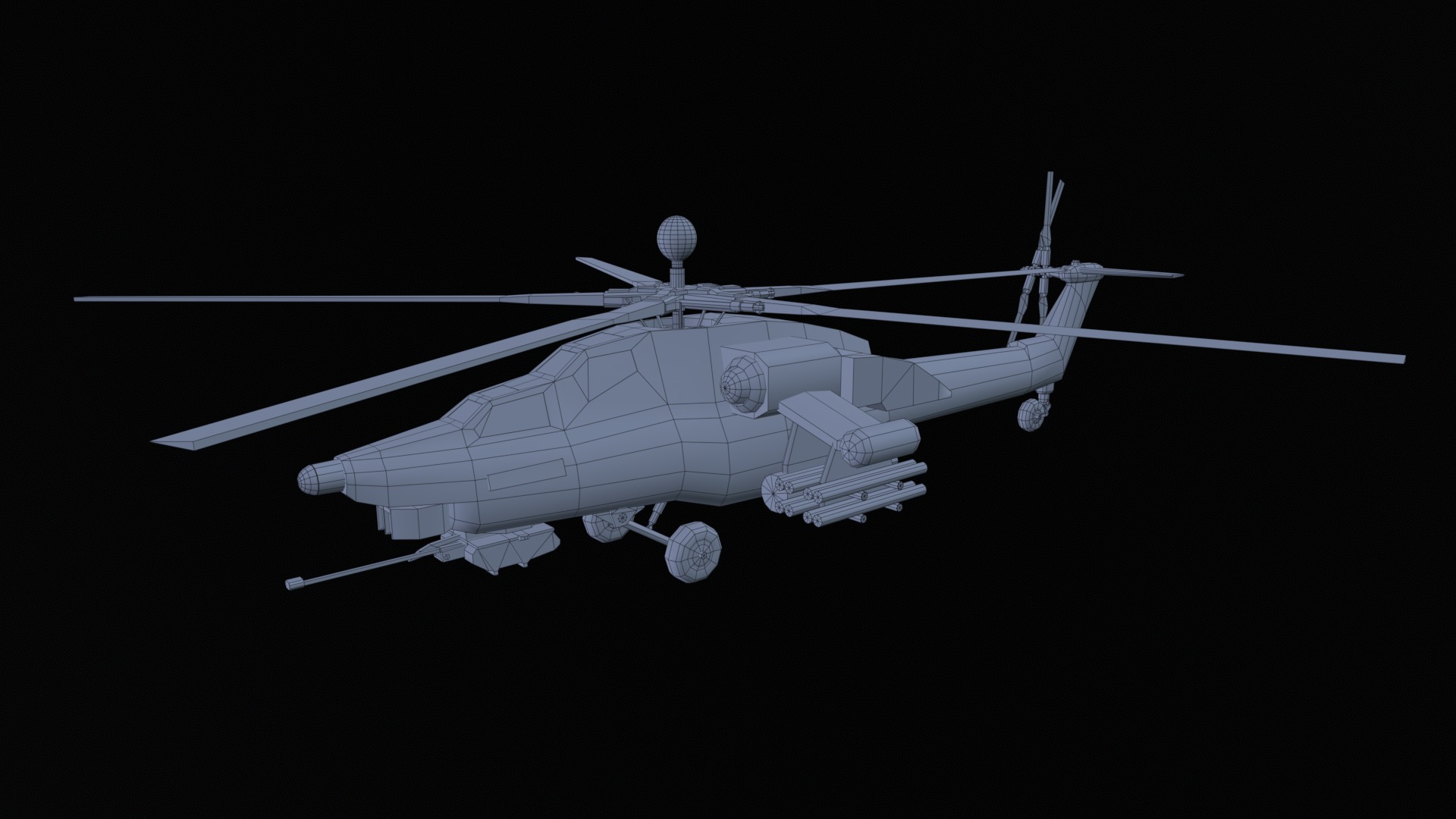 Asset - Army - Mi 28 Havoc - 3D MODEL Low-poly Low-poly 3D model_20