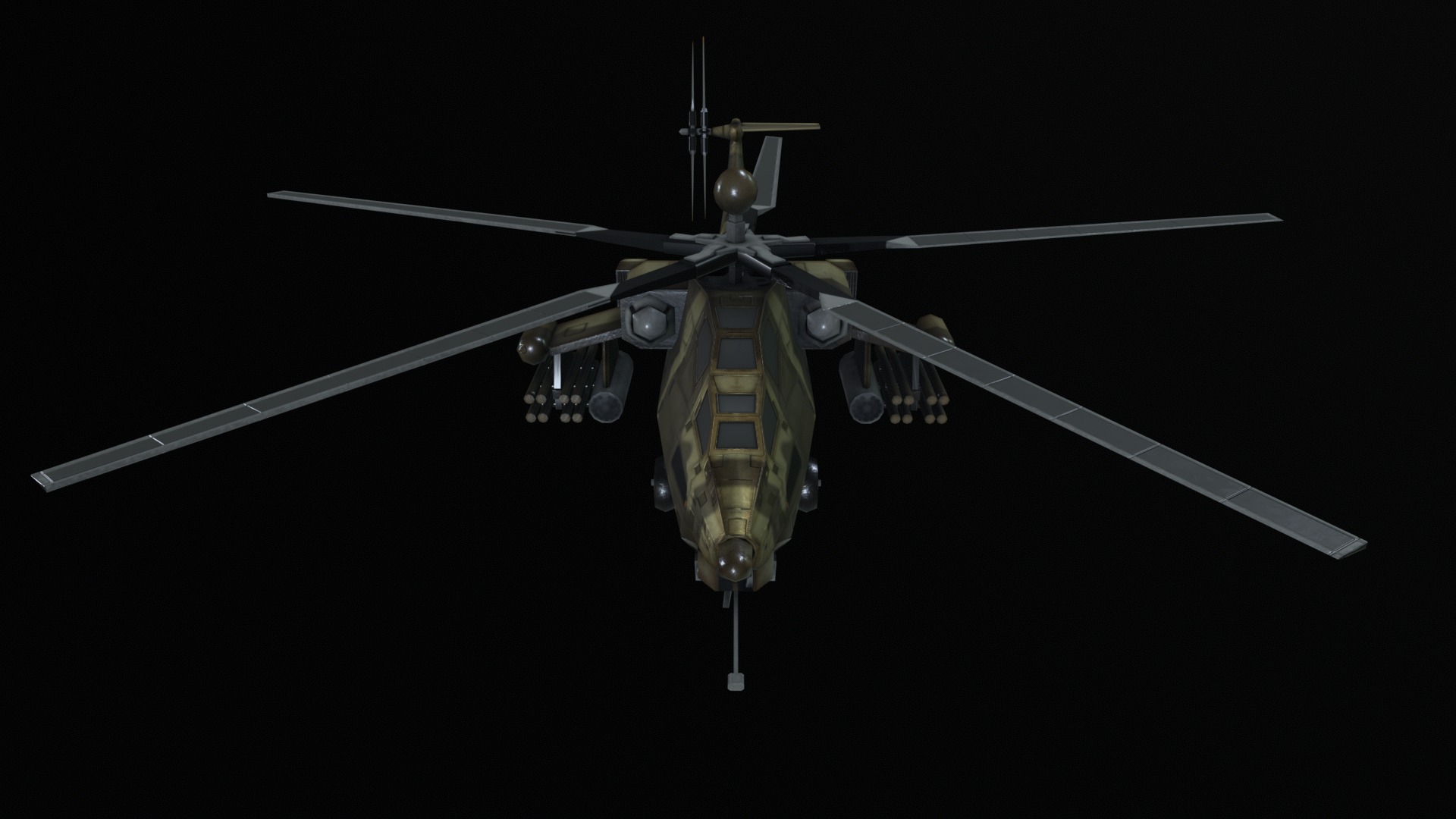 Asset - Army - Mi 28 Havoc - 3D MODEL Low-poly Low-poly 3D model_26