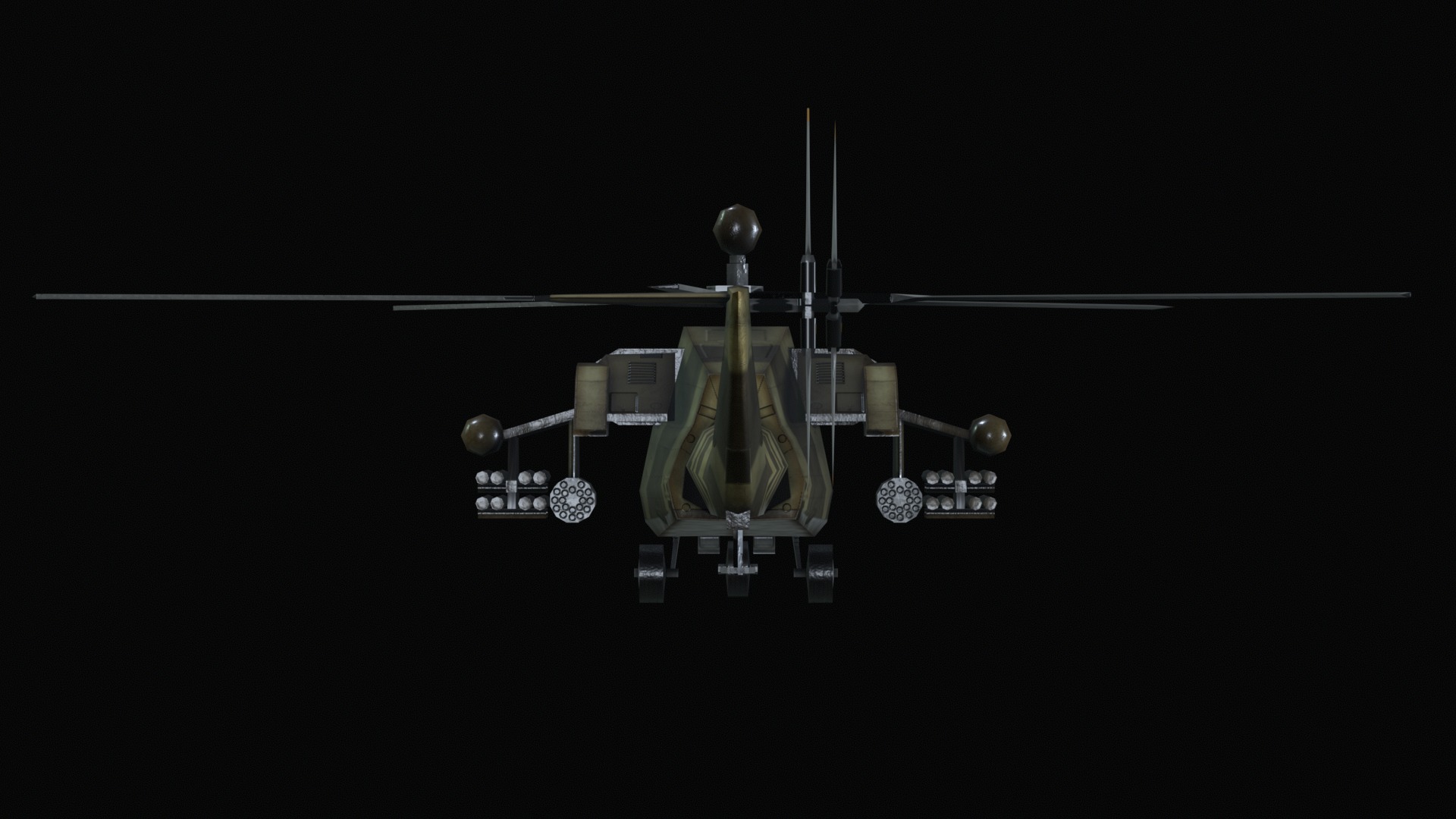 Asset - Army - Mi 28 Havoc - 3D MODEL Low-poly Low-poly 3D model_38