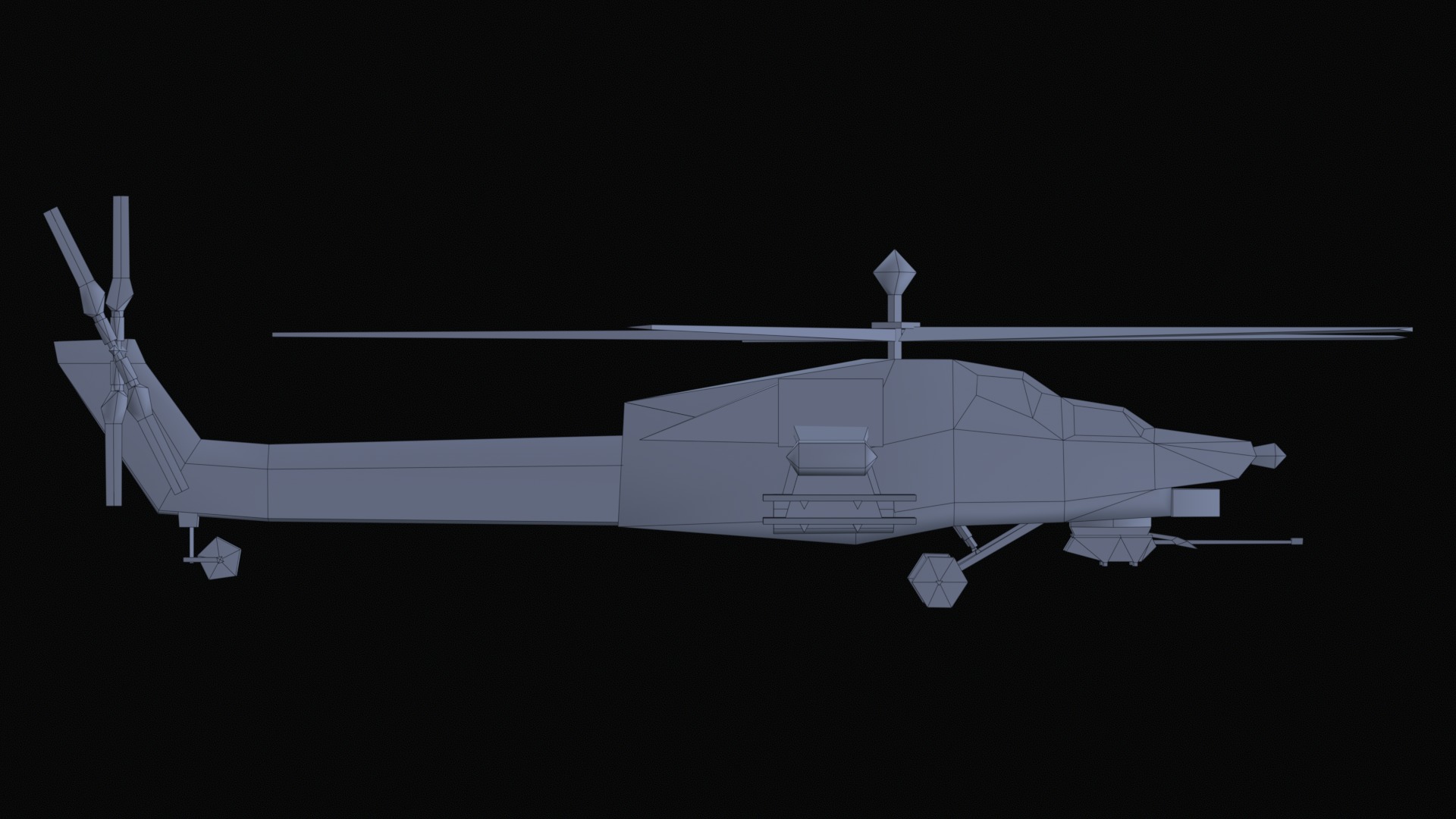 Asset - Army - Mi 28 Havoc - 3D MODEL Low-poly Low-poly 3D model_52