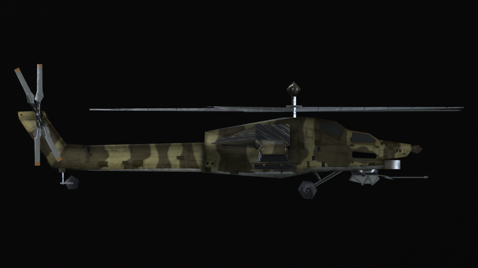 Asset - Army - Mi 28 Havoc - 3D MODEL Low-poly Low-poly 3D model_47