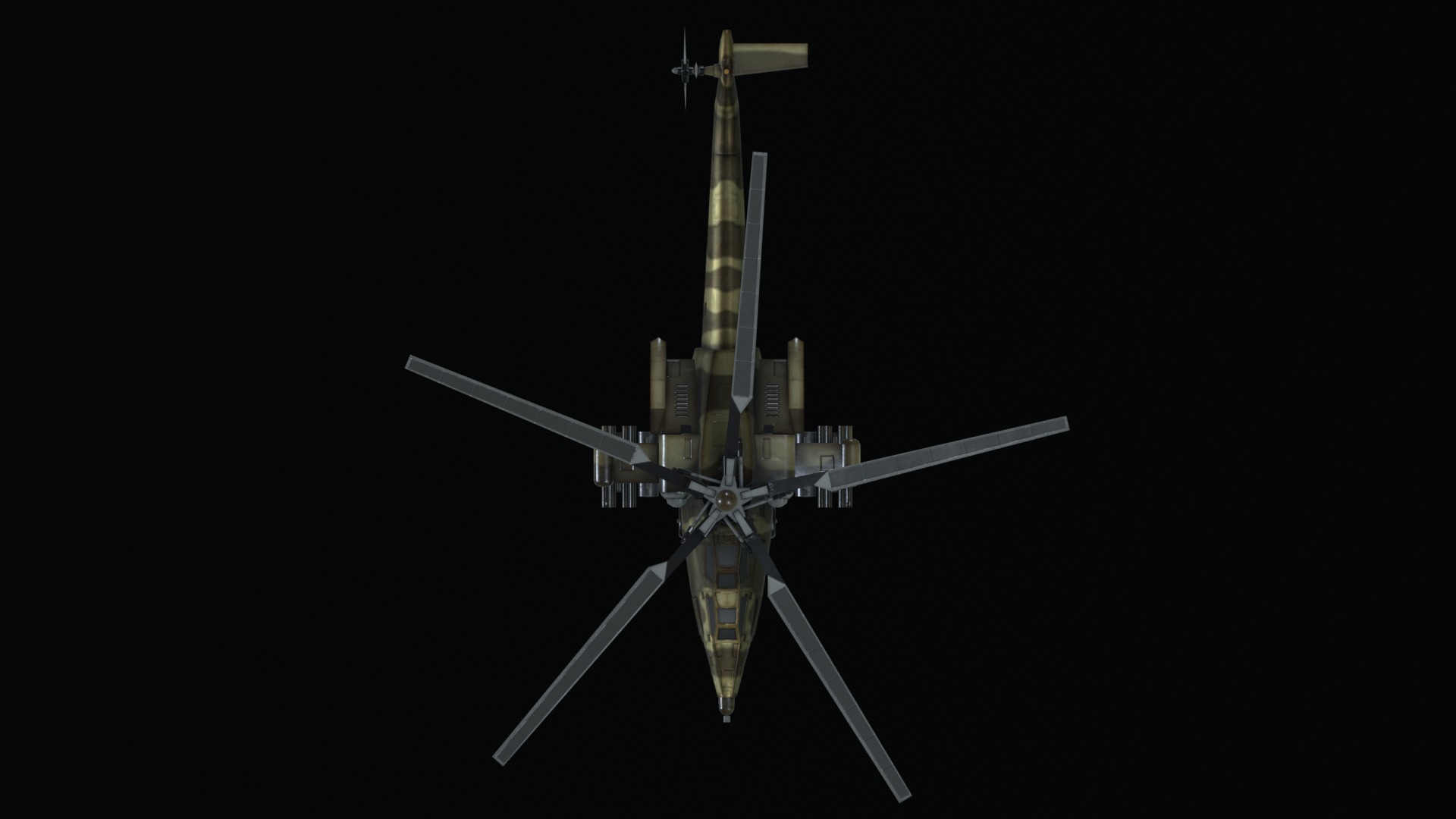 Asset - Army - Mi 28 Havoc - 3D MODEL Low-poly Low-poly 3D model_19