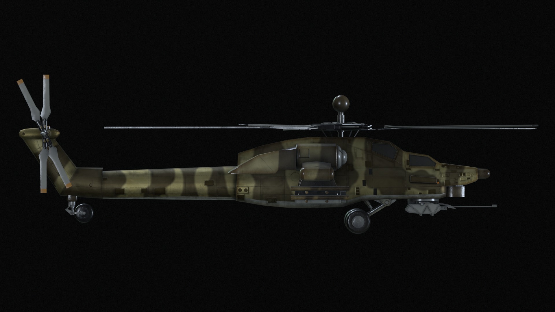 Asset - Army - Mi 28 Havoc - 3D MODEL Low-poly Low-poly 3D model_7
