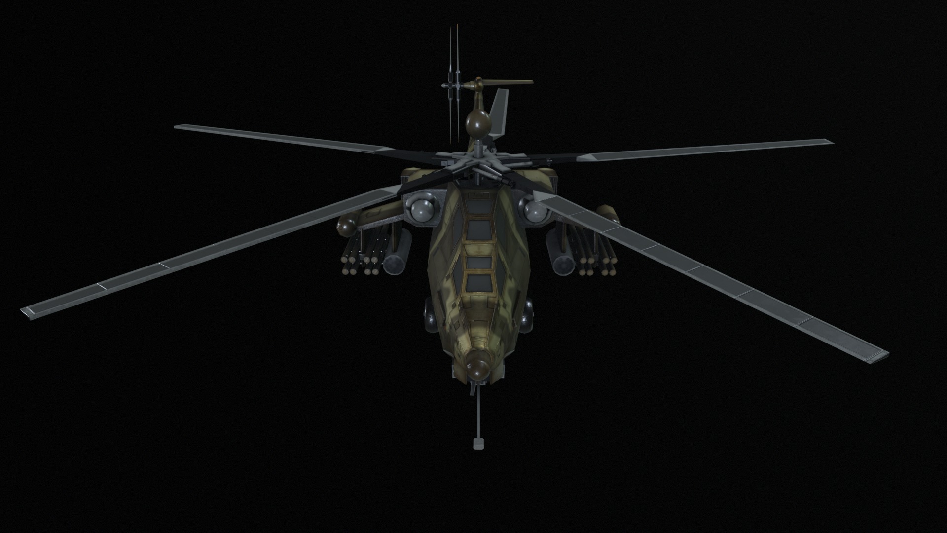 Asset - Army - Mi 28 Havoc - 3D MODEL Low-poly Low-poly 3D model_16