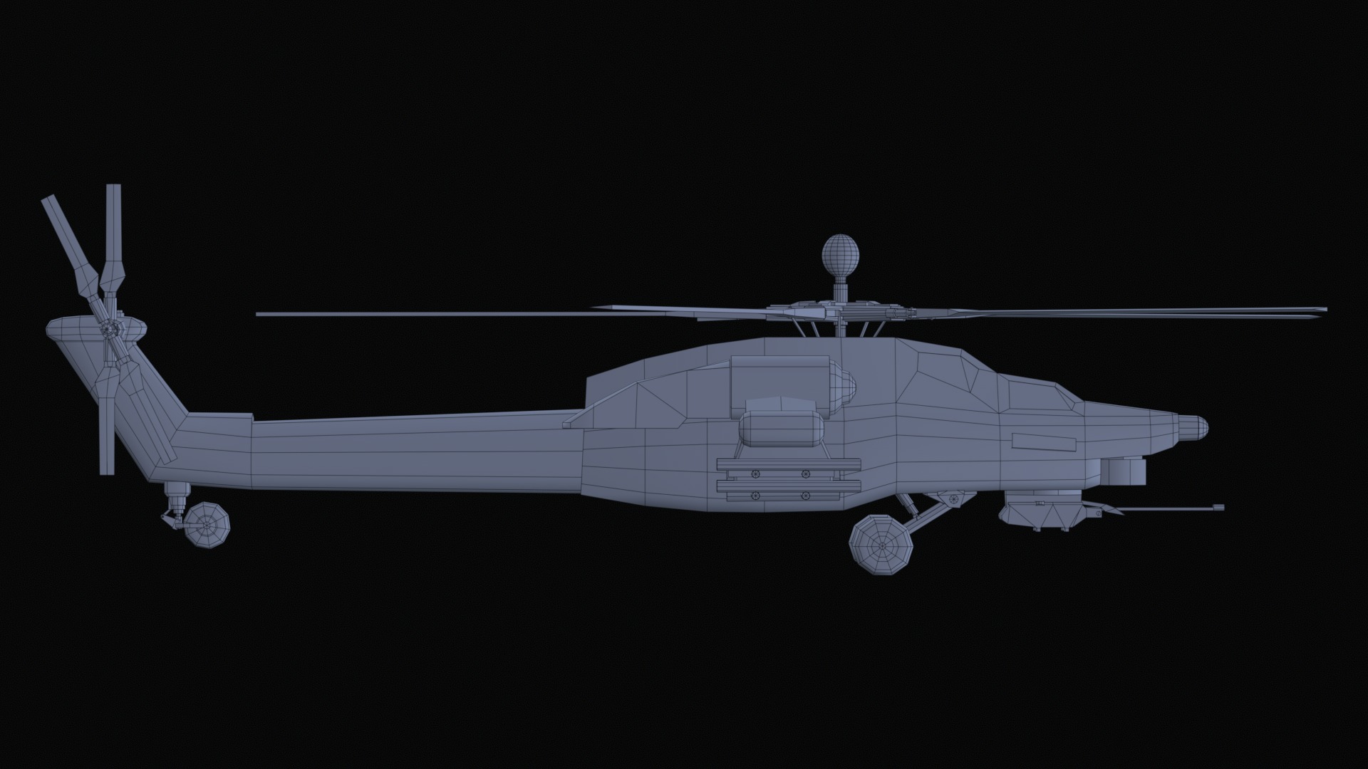 Asset - Army - Mi 28 Havoc - 3D MODEL Low-poly Low-poly 3D model_22