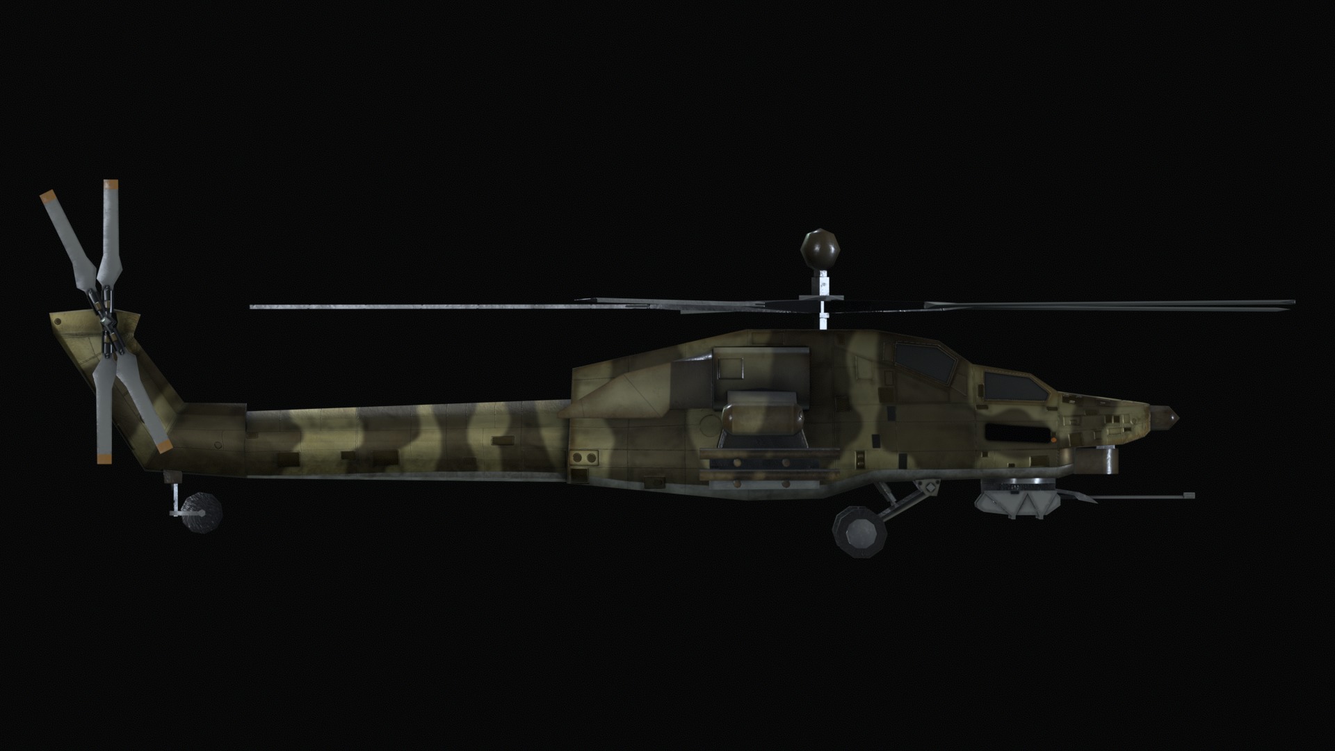 Asset - Army - Mi 28 Havoc - 3D MODEL Low-poly Low-poly 3D model_37