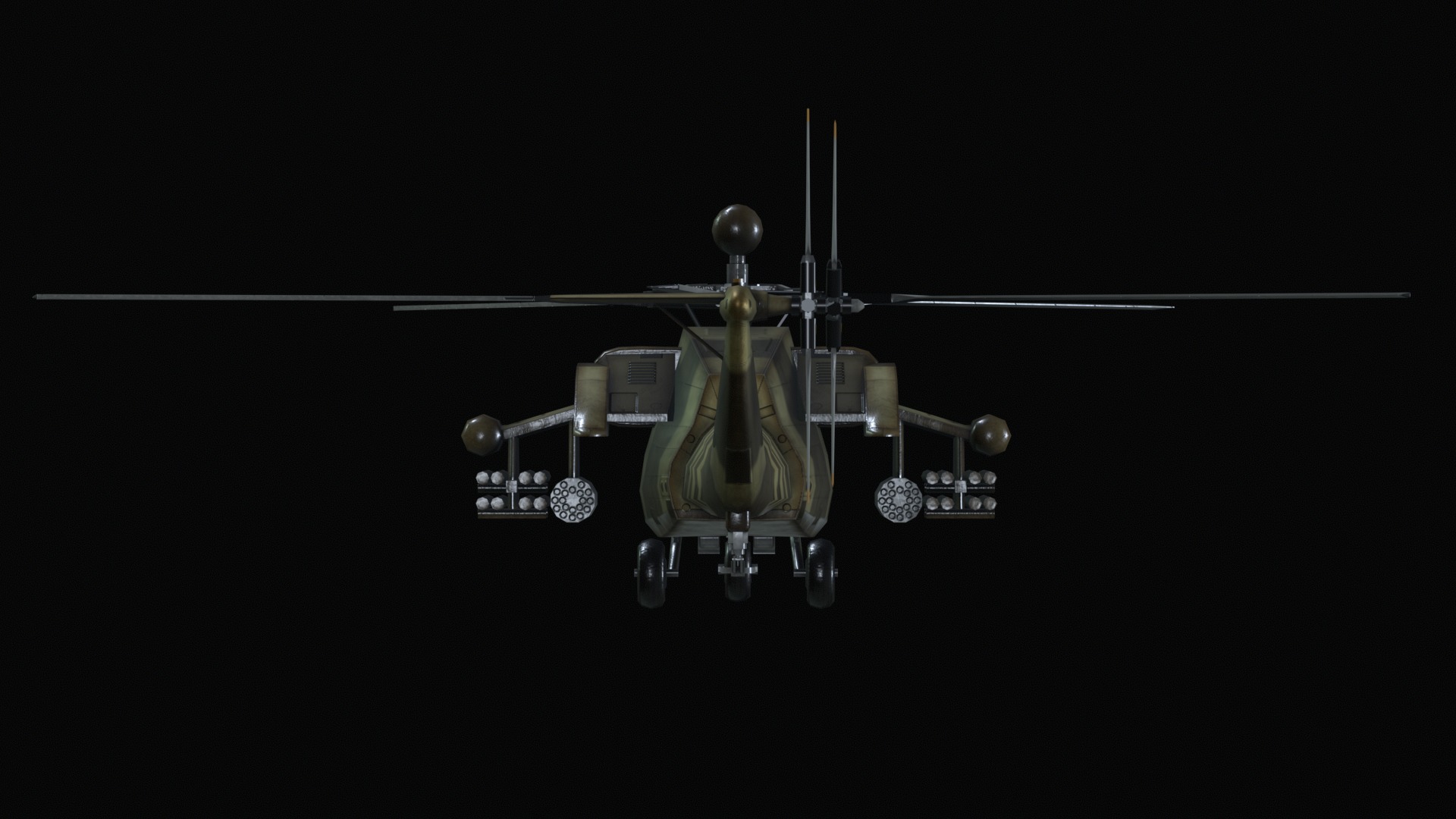 Asset - Army - Mi 28 Havoc - 3D MODEL Low-poly Low-poly 3D model_8