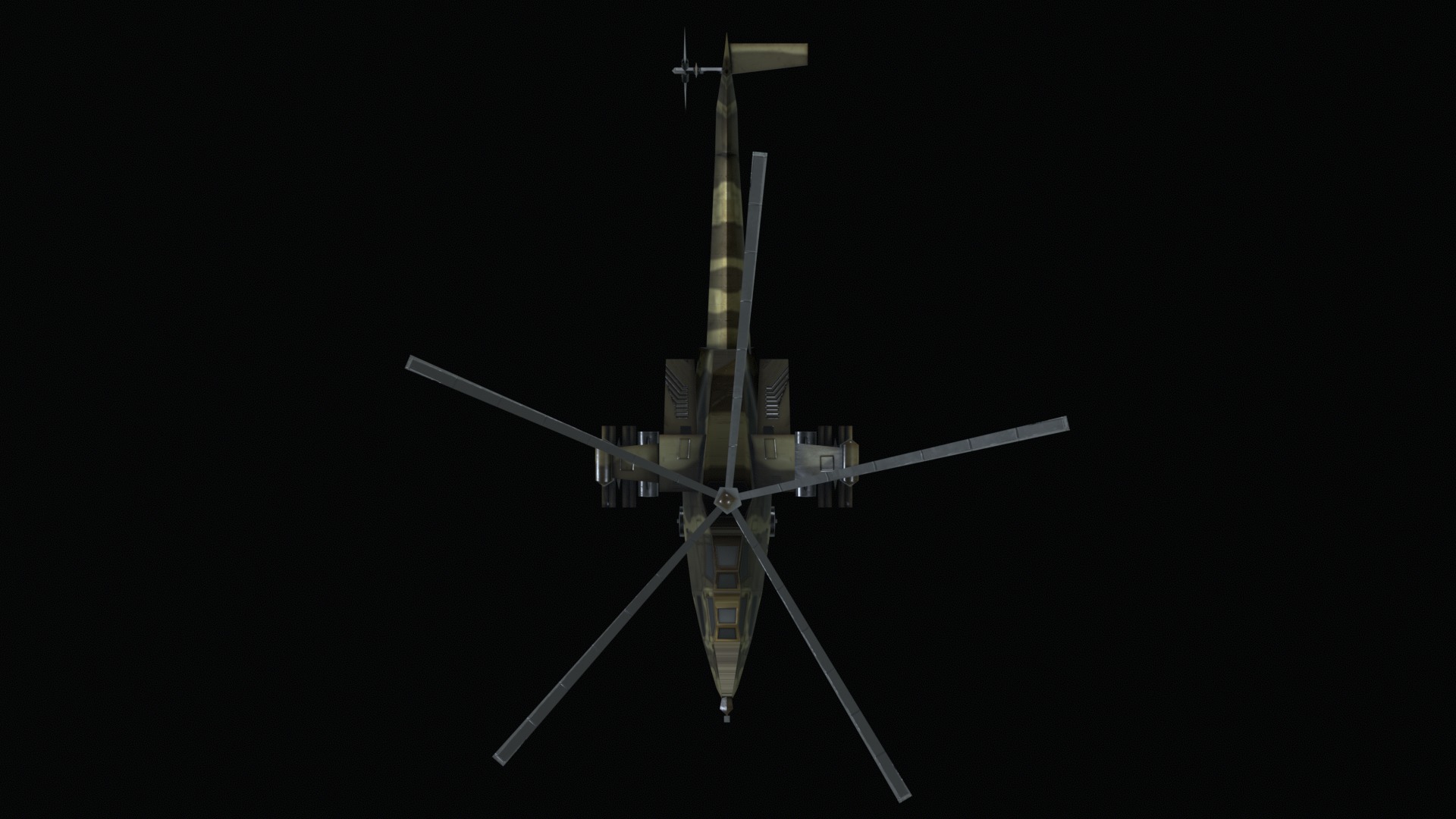 Asset - Army - Mi 28 Havoc - 3D MODEL Low-poly Low-poly 3D model_49