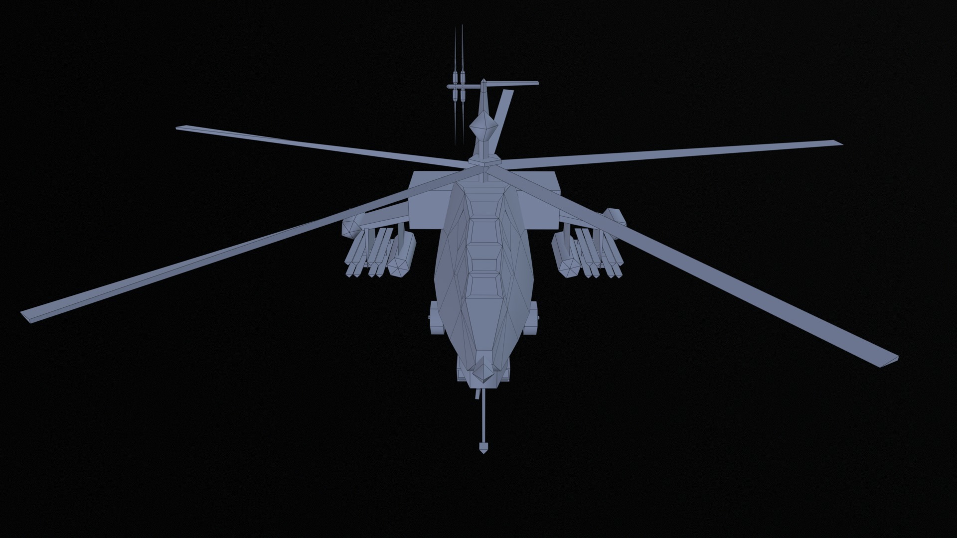 Asset - Army - Mi 28 Havoc - 3D MODEL Low-poly Low-poly 3D model_51