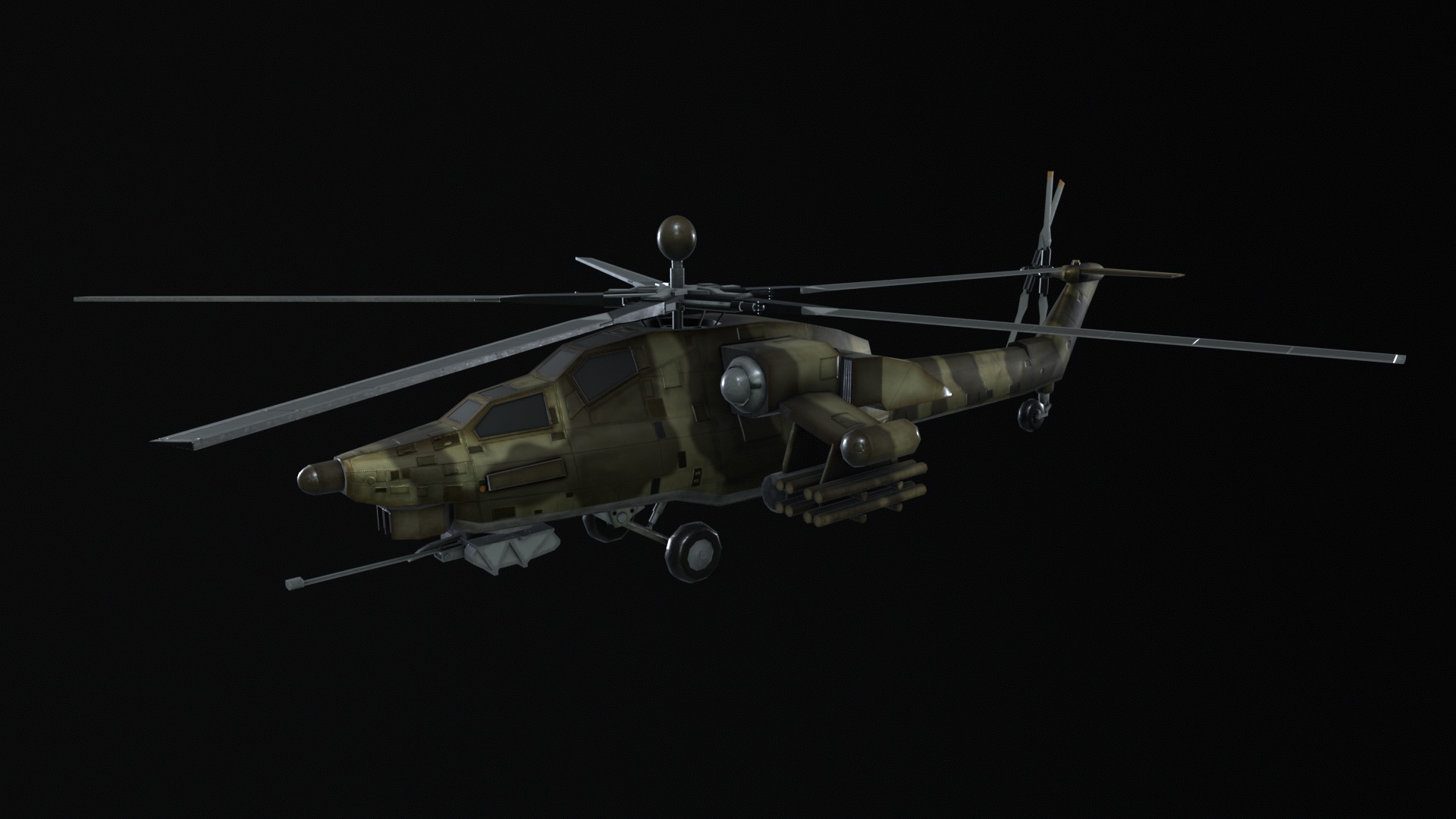 Asset - Army - Mi 28 Havoc - 3D MODEL Low-poly Low-poly 3D model_15