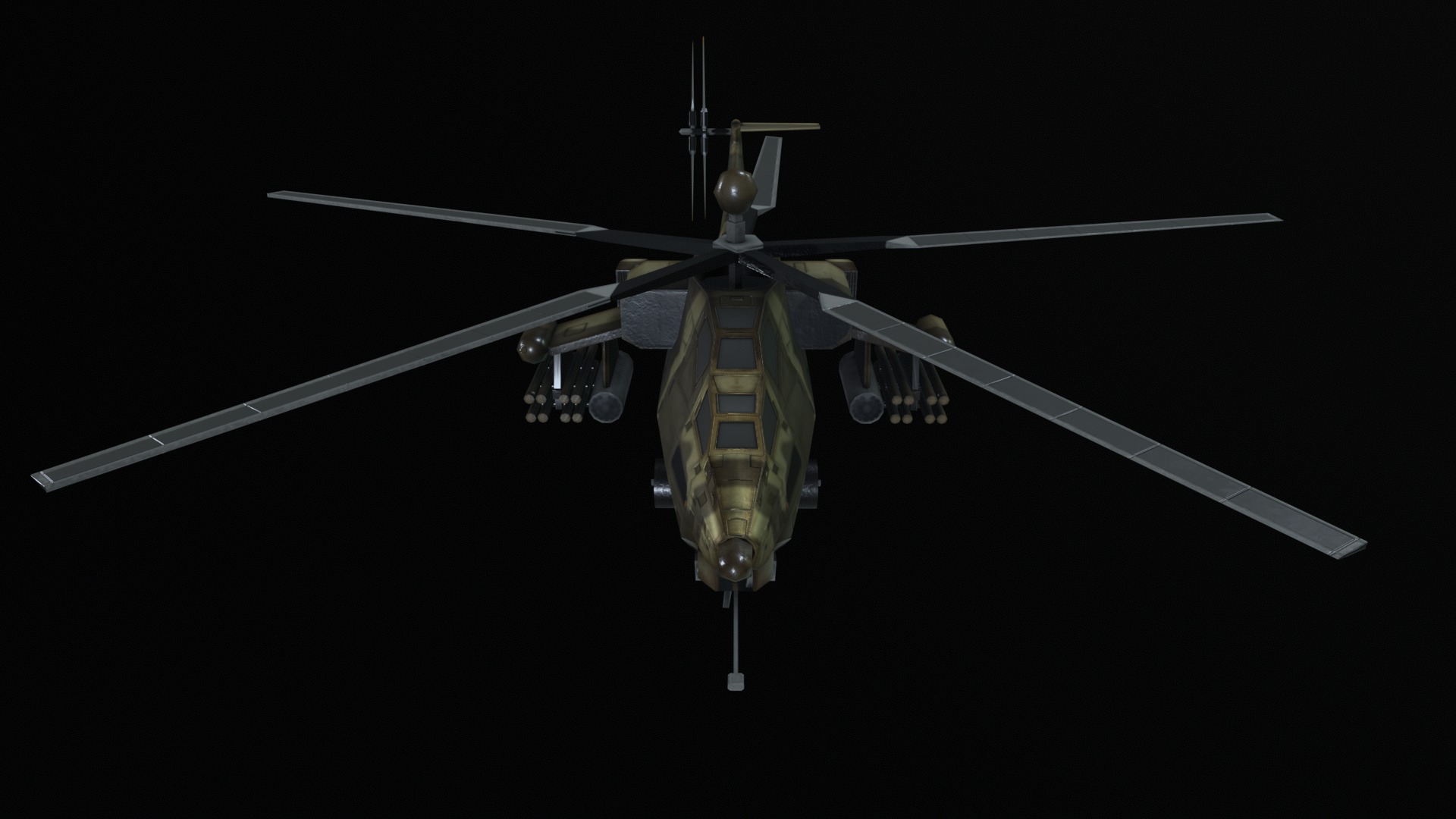 Asset - Army - Mi 28 Havoc - 3D MODEL Low-poly Low-poly 3D model_36