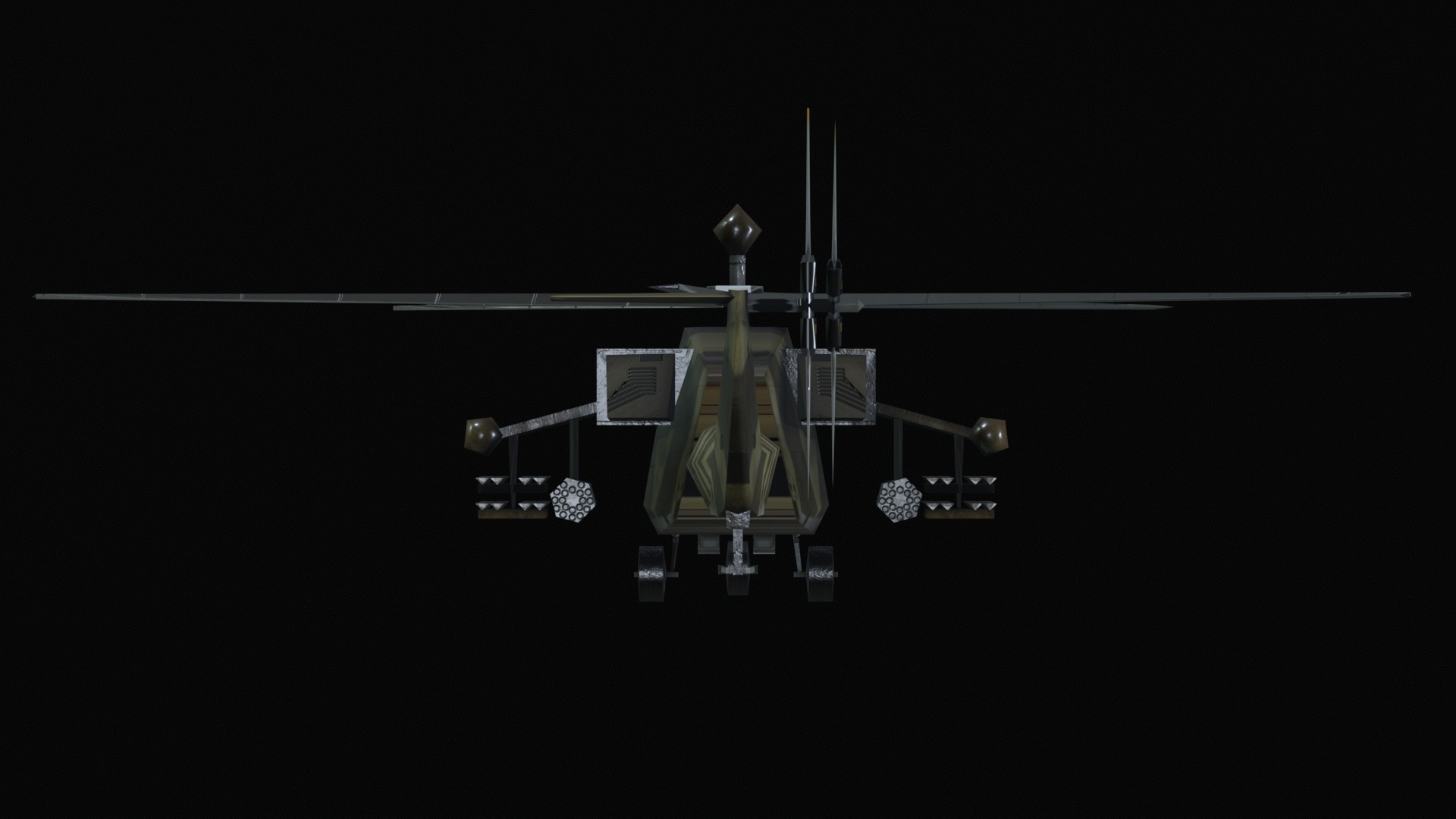 Asset - Army - Mi 28 Havoc - 3D MODEL Low-poly Low-poly 3D model_48