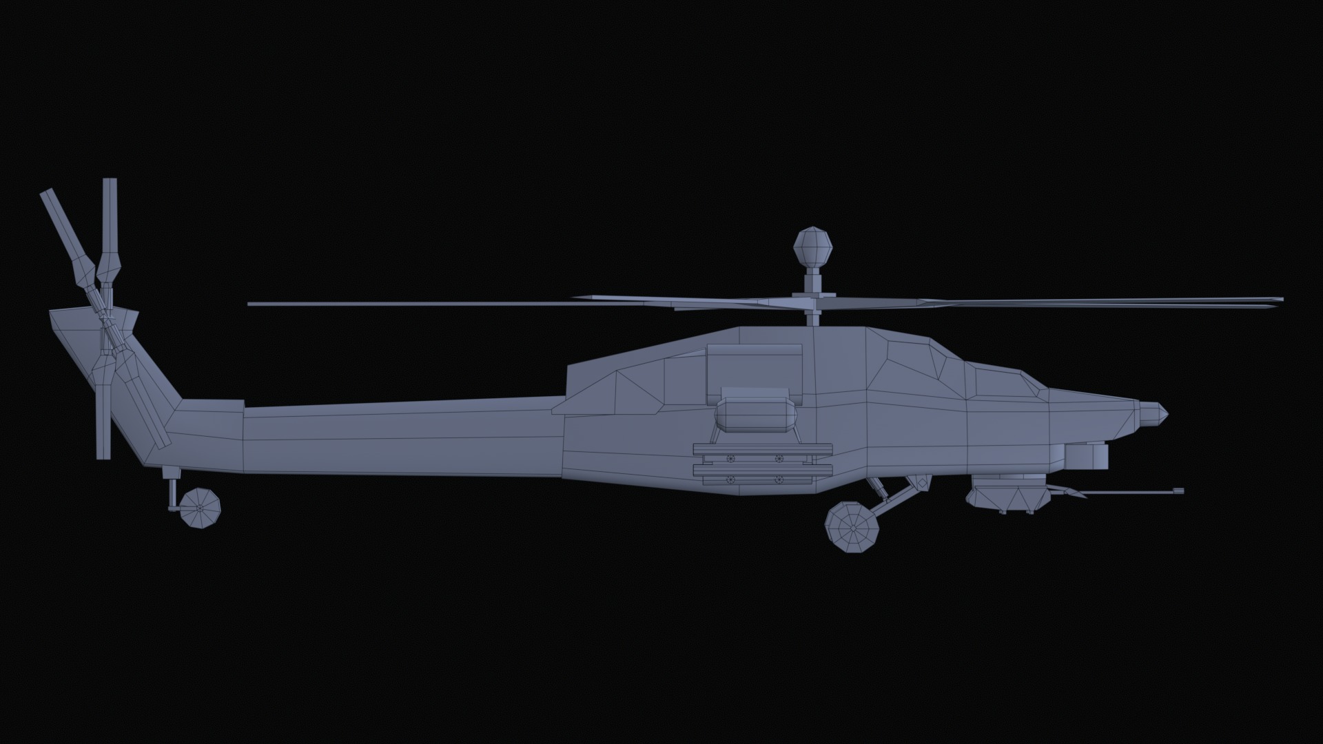 Asset - Army - Mi 28 Havoc - 3D MODEL Low-poly Low-poly 3D model_42