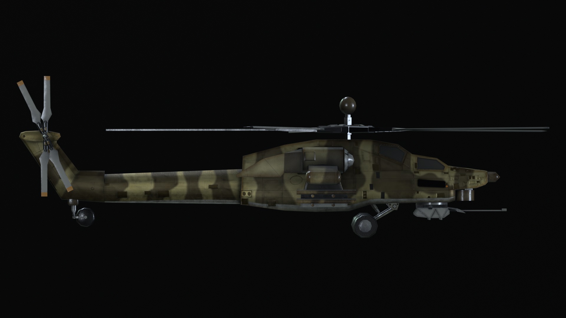 Asset - Army - Mi 28 Havoc - 3D MODEL Low-poly Low-poly 3D model_27
