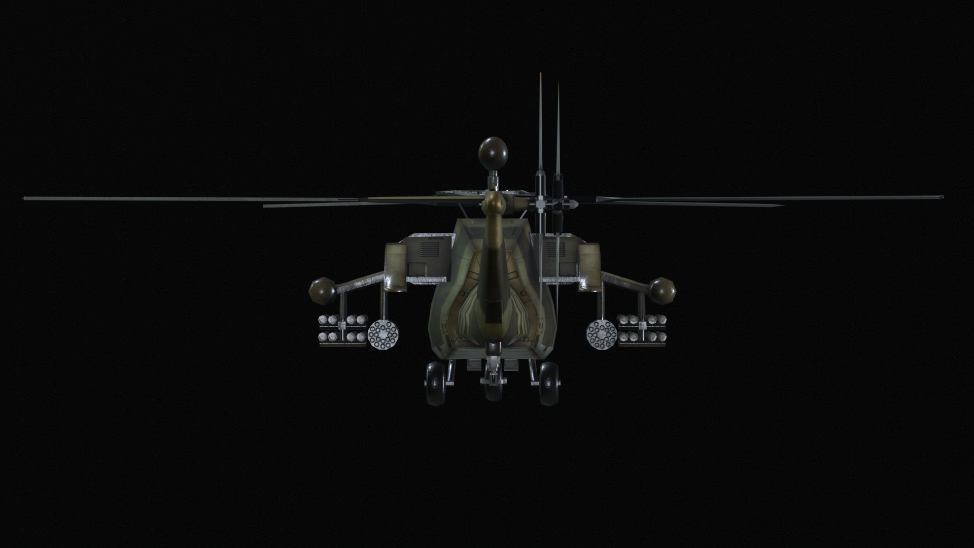 Asset - Army - Mi 28 Havoc - 3D MODEL Low-poly Low-poly 3D model_18