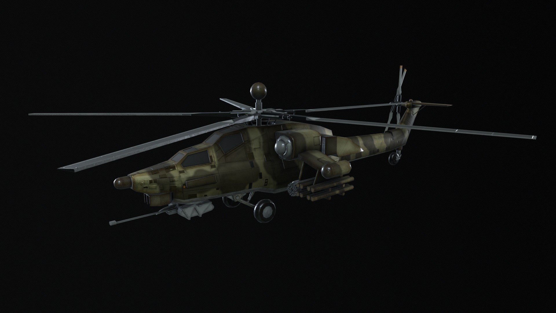 Asset - Army - Mi 28 Havoc - 3D MODEL Low-poly Low-poly 3D model_5