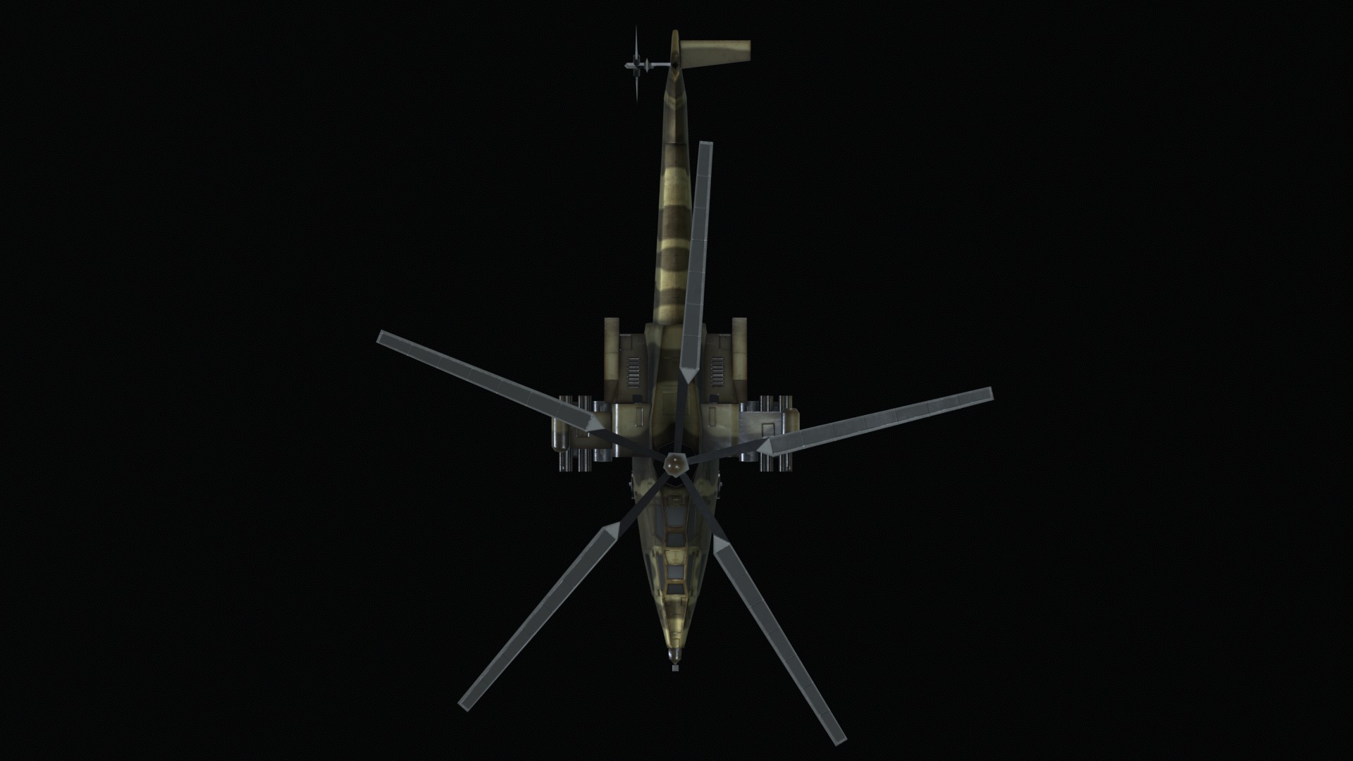 Asset - Army - Mi 28 Havoc - 3D MODEL Low-poly Low-poly 3D model_39