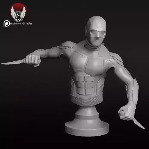 The Boys Black Noir Bust Fan Made 3D print model