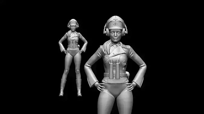 german girl tank crew