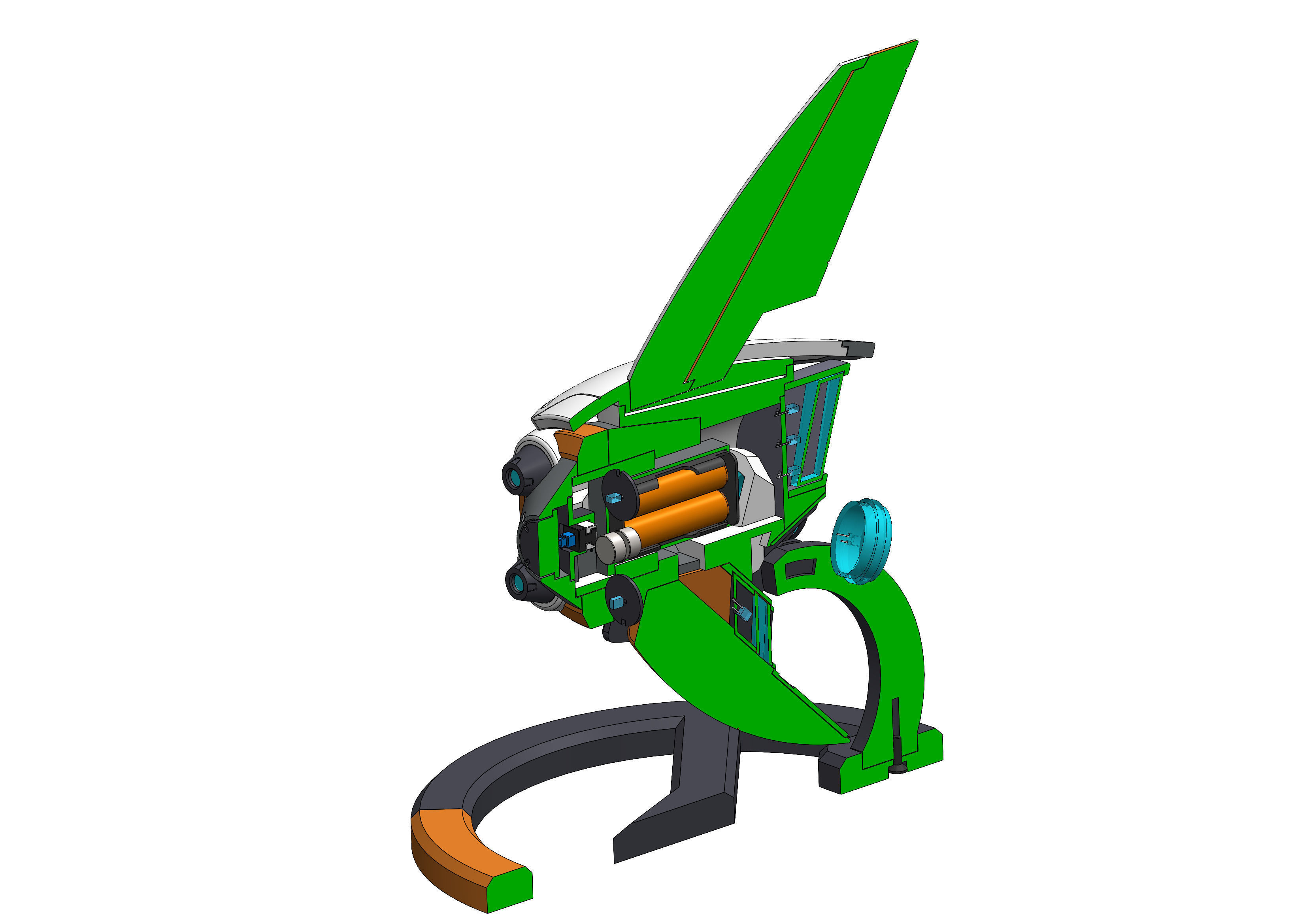 Juno Pulsar Torpedoes - Overwatch - STL OBJ CAD - Commercial Use 3D print model_19