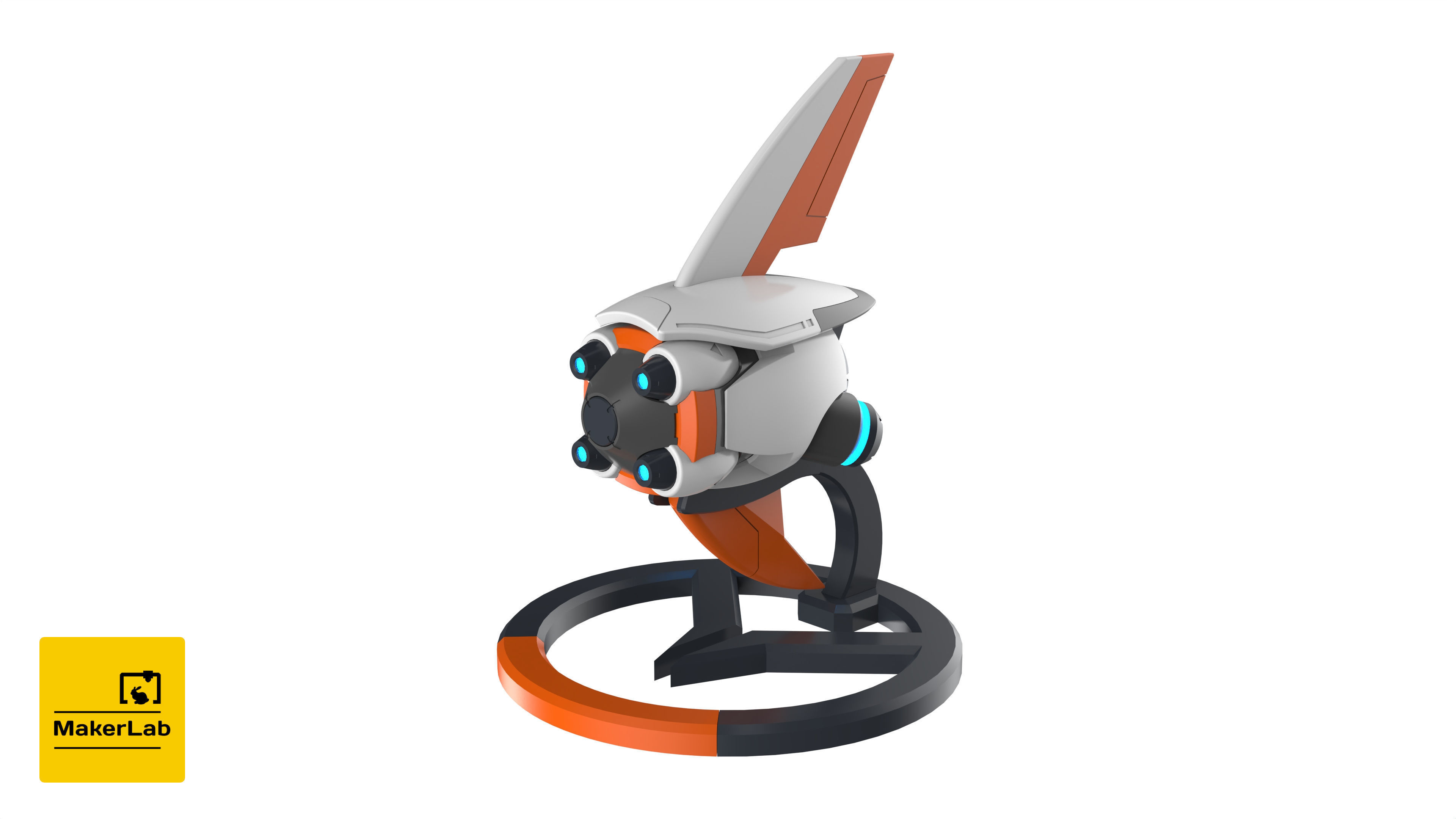 Juno Pulsar Torpedoes - Overwatch - STL OBJ CAD - Commercial Use 3D print model_2