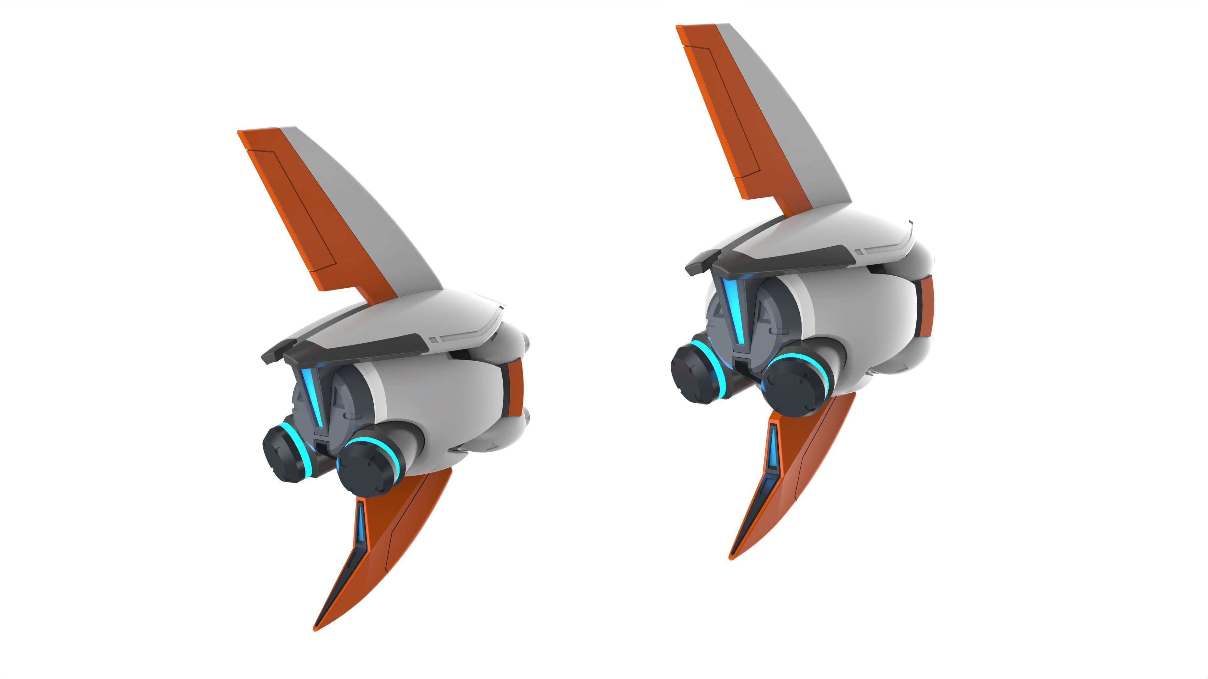 Juno Pulsar Torpedoes - Overwatch - STL OBJ CAD - Commercial Use 3D print model_11