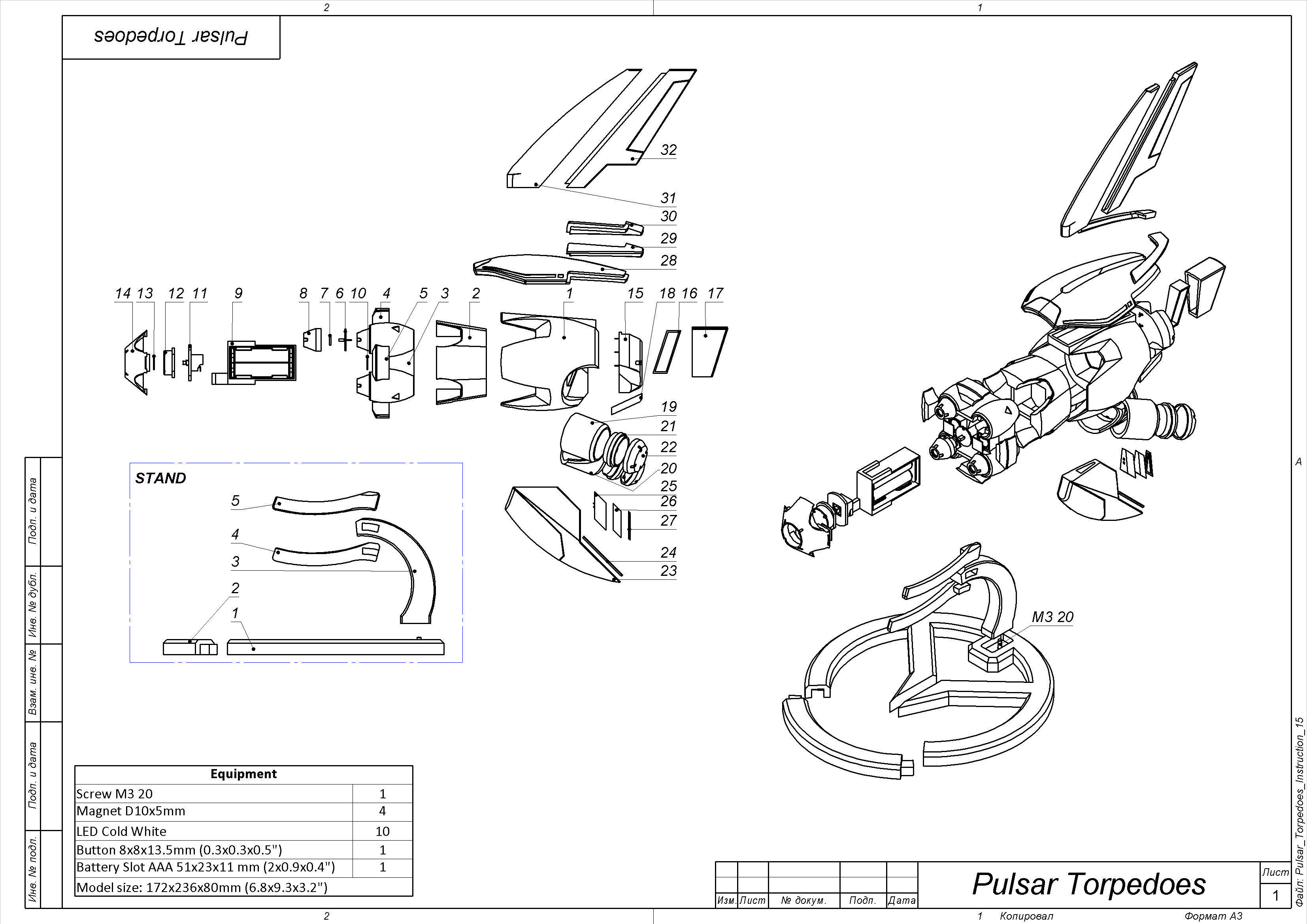 Juno Pulsar Torpedoes - Overwatch - STL OBJ CAD - Commercial Use 3D print model_18