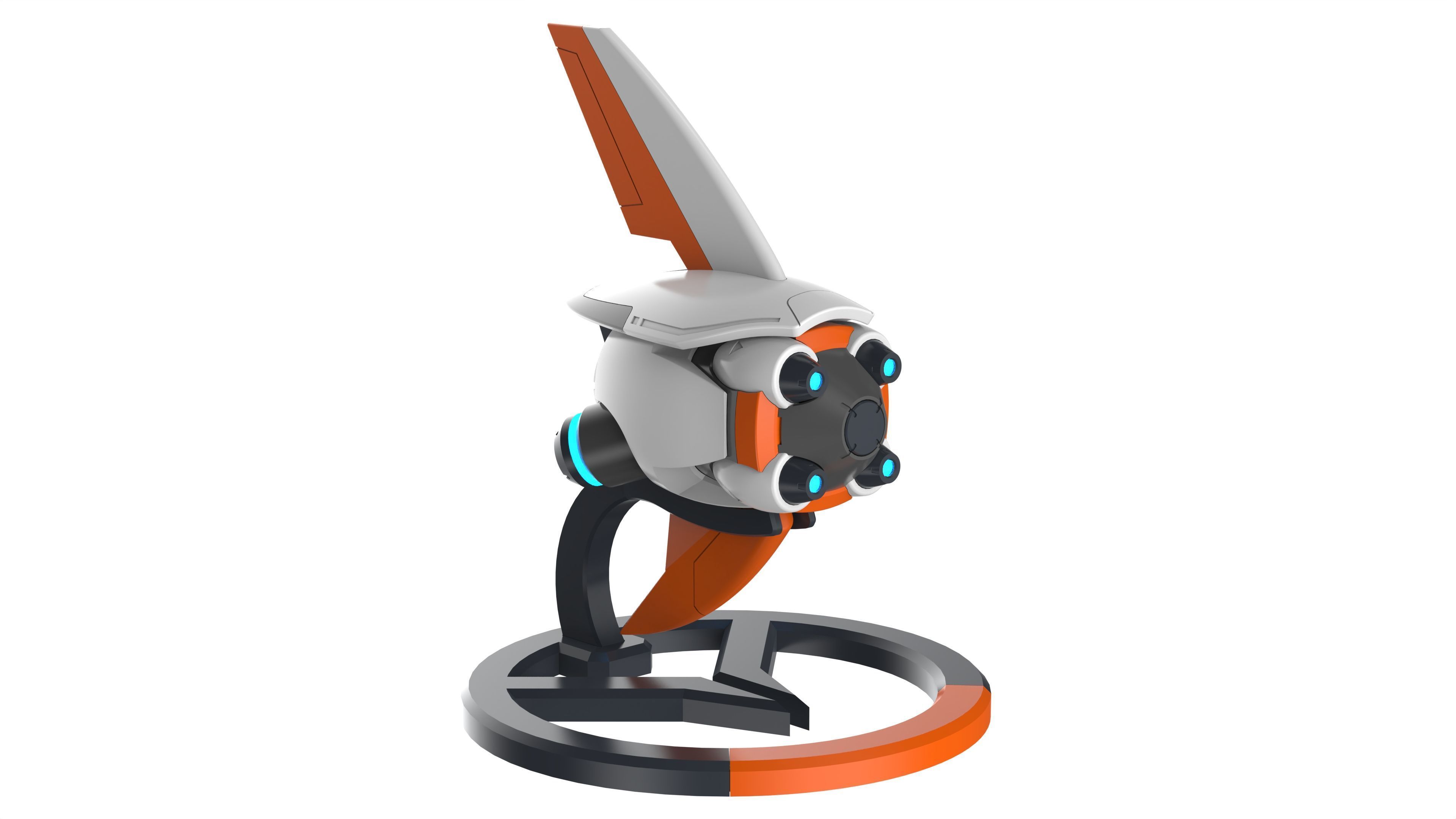 Juno Pulsar Torpedoes - Overwatch - STL OBJ CAD - Commercial Use 3D print model_7