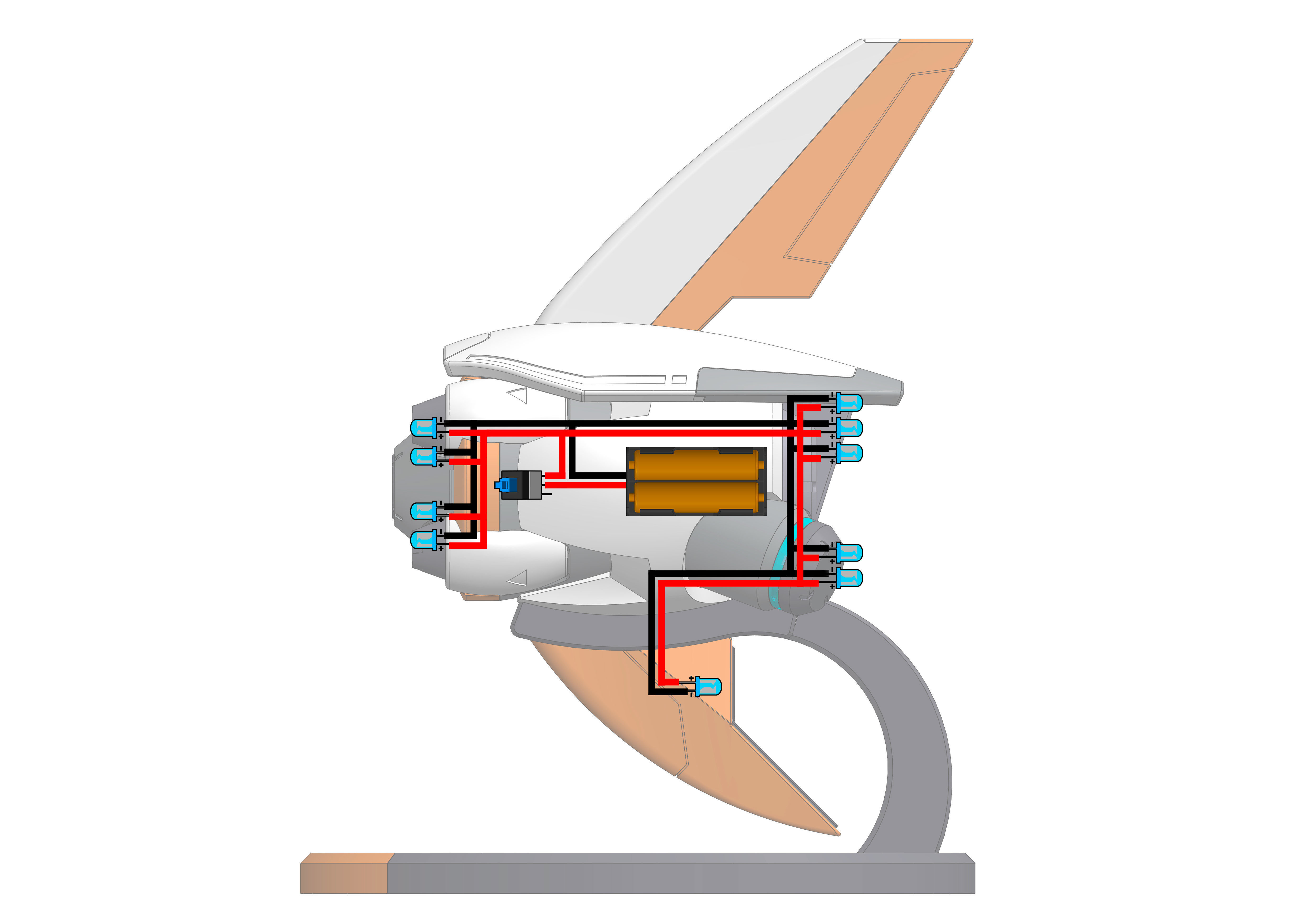 Juno Pulsar Torpedoes - Overwatch - STL OBJ CAD - Commercial Use 3D print model_20