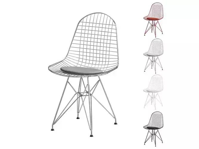 Herman Miller Eames Wire Chair Wire Base  3D model
