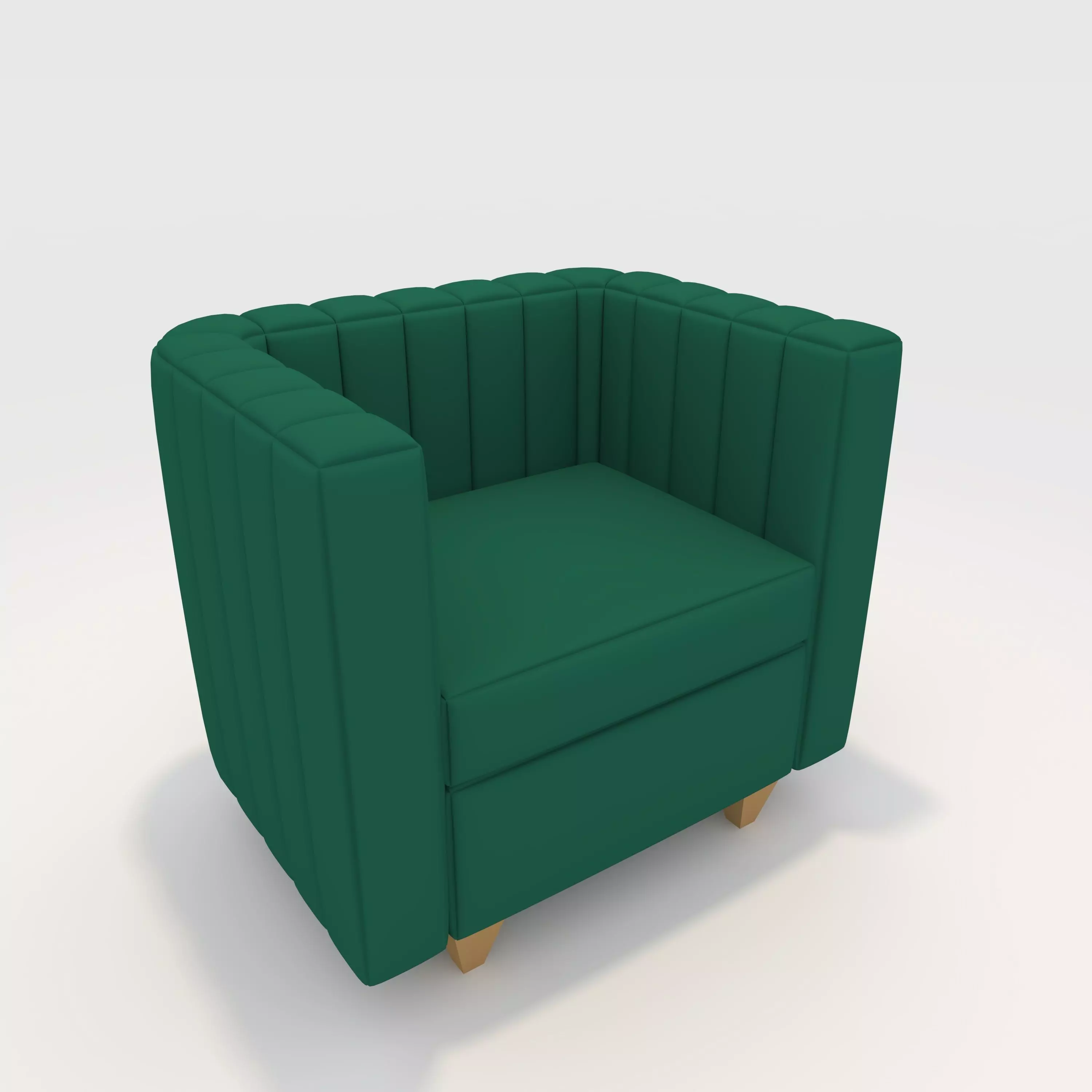Sofa 1 Seater 1 3D model_0