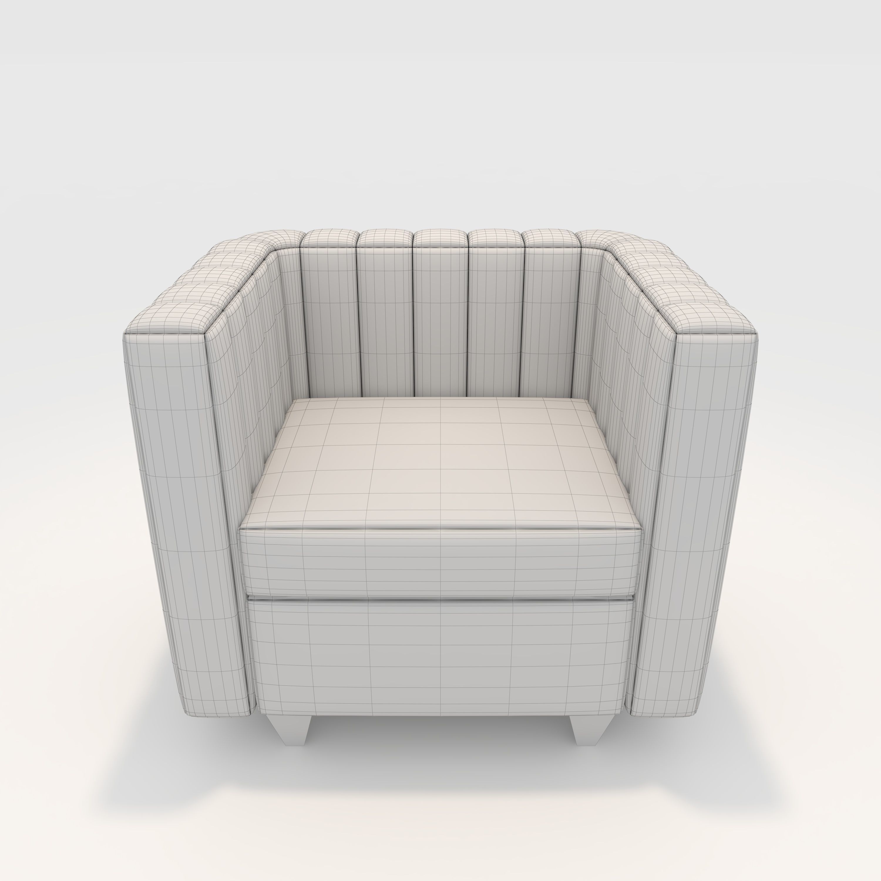 Sofa 1 Seater 1 3D model_3