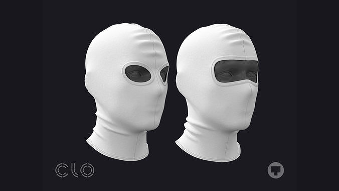 SKI MASK COMBO genesis 8 highpoly 3D model