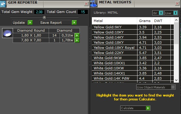 Single Row Round Cut Engagement Rings 3D print model_3