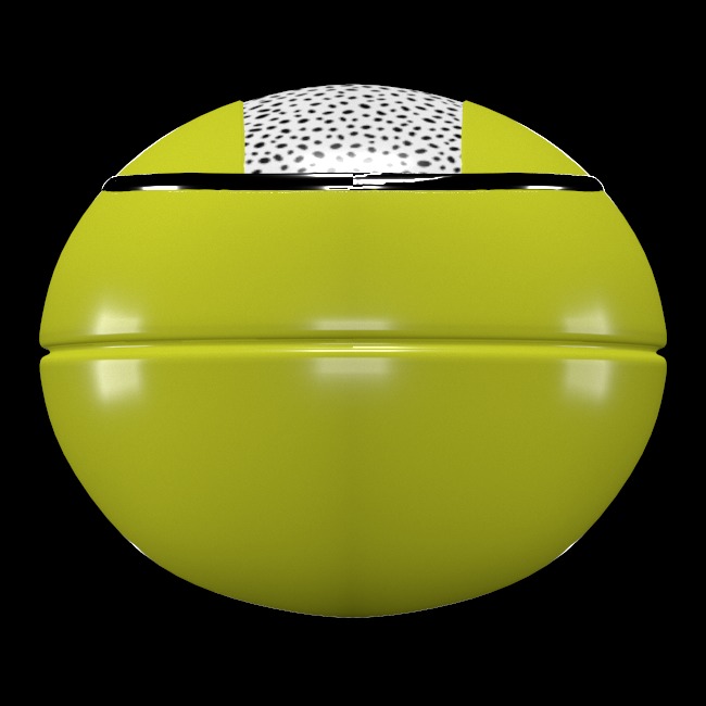 Yellow Hand Massager 3D model_9