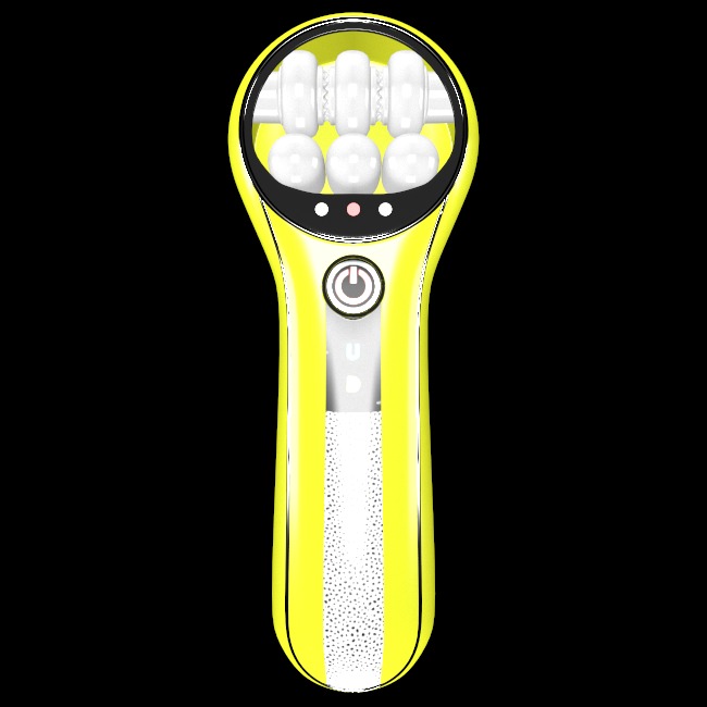 Yellow Hand Massager 3D model_6