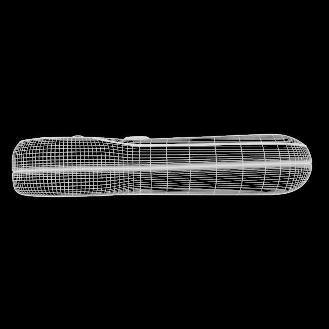 Yellow Hand Massager 3D model_24