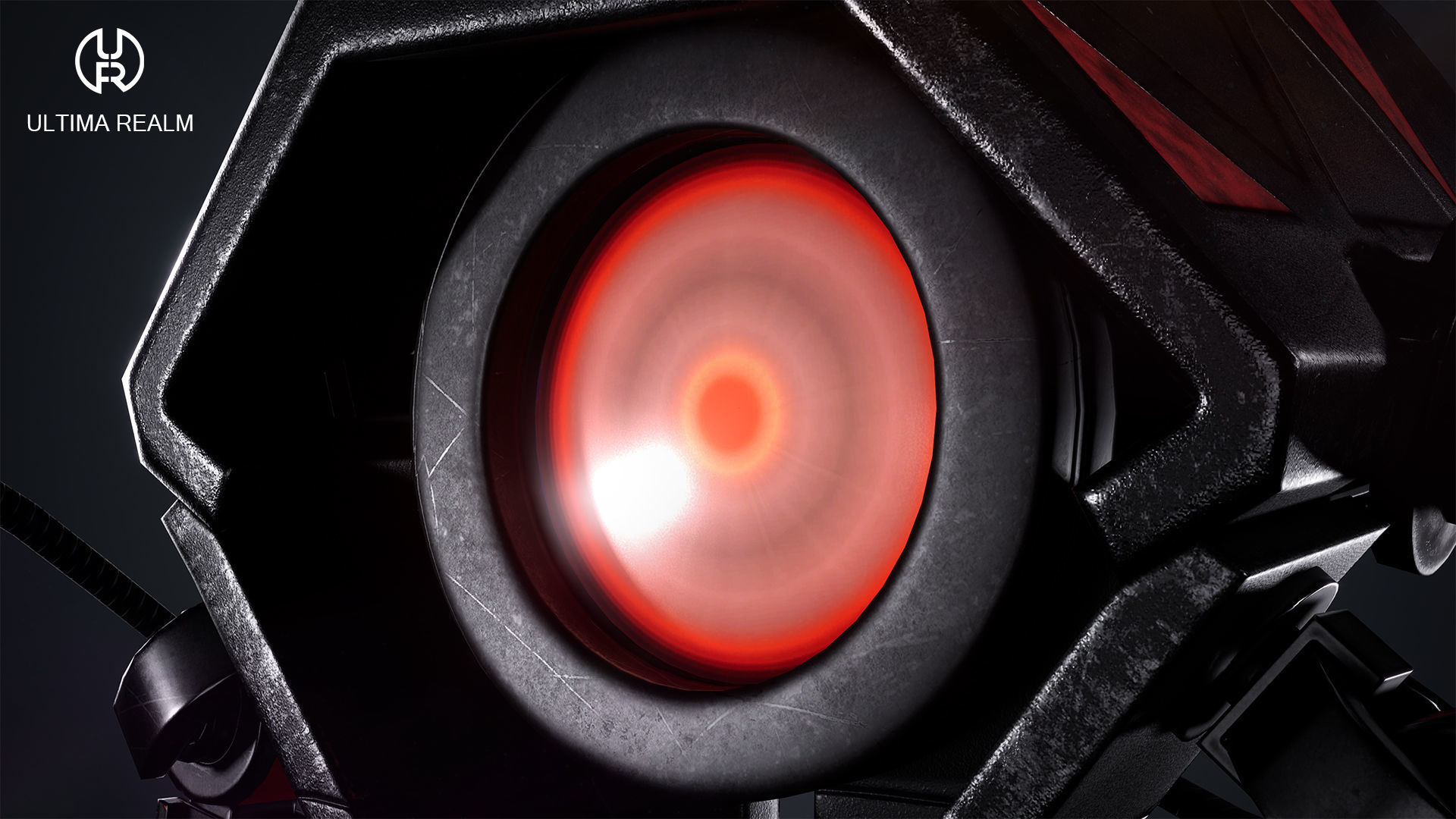 Drone Inspector Low-poly 3D model_3