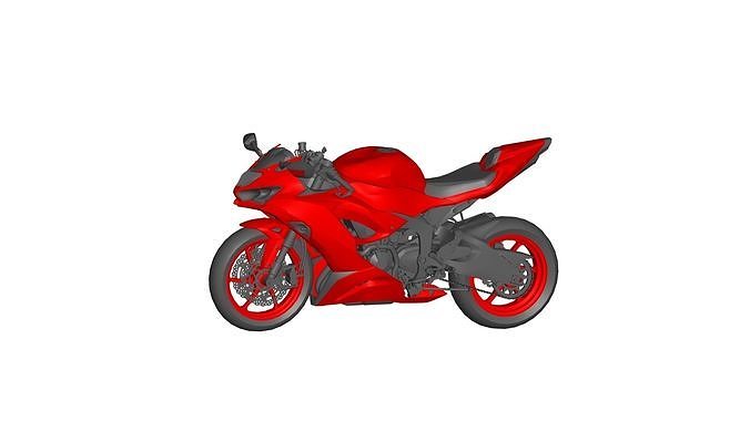 Kawasaki Ninja ZX-6R 3D model
