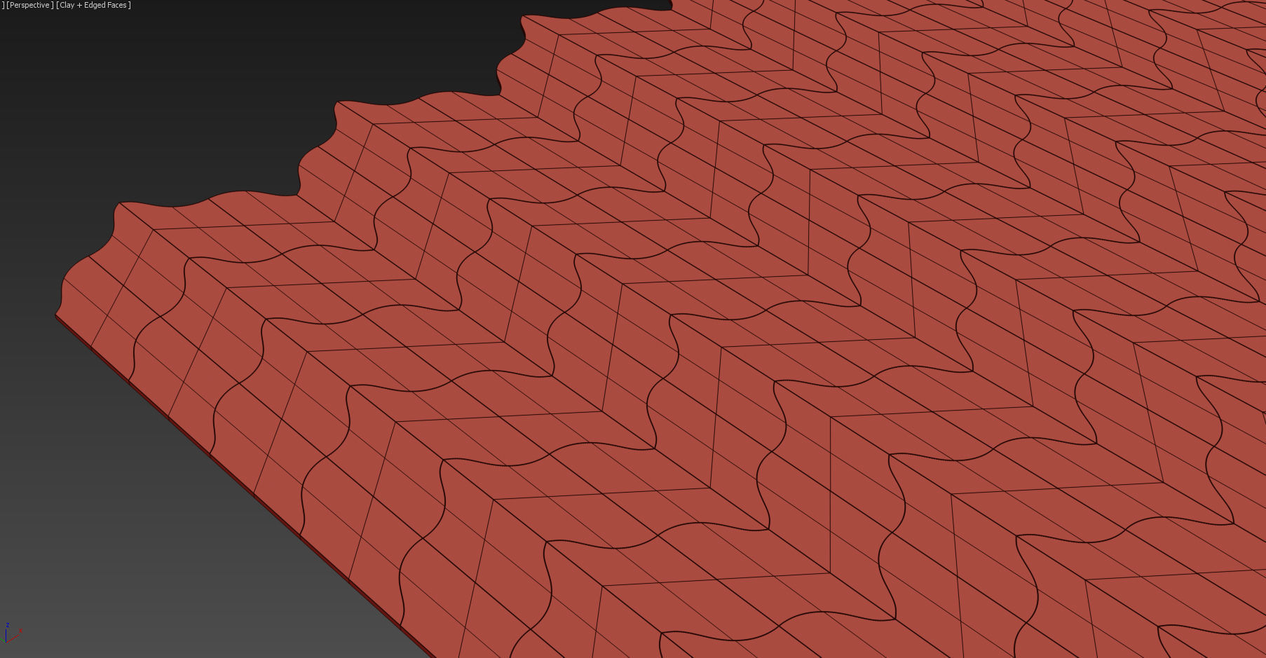 Unda Parquet By Foglie D Oro 3D model_8