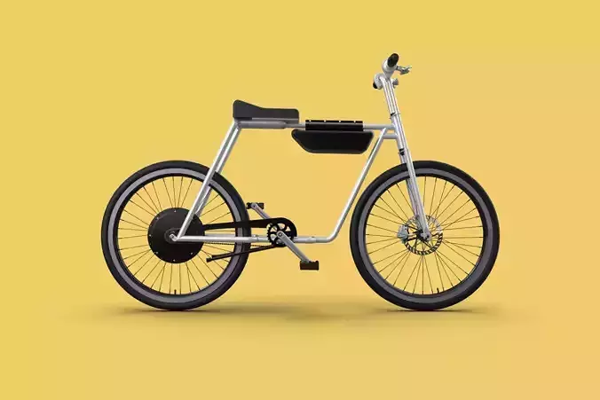 COOL ECOBIKE EBIKE ELECTRIC BICYCLE UNIQUE EV 3D model
