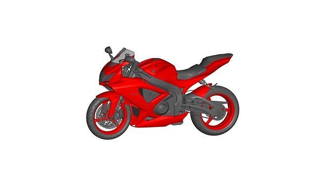Suzuki GSX 750 3D model