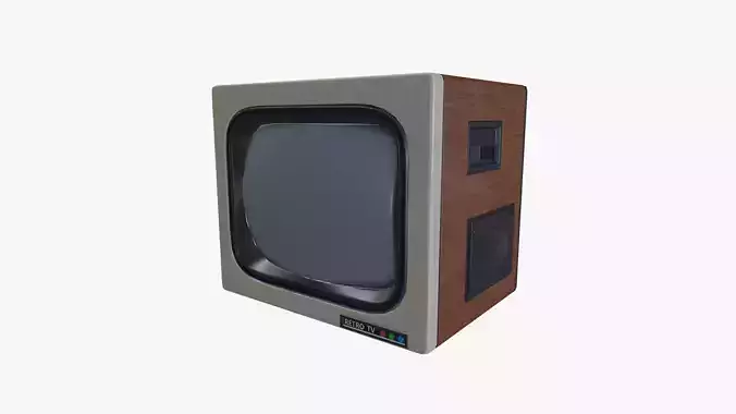 Cartoon retro tv