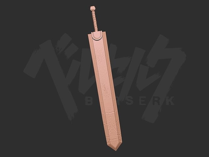 Berserk Guts Dragon Slayer sword  3D print model